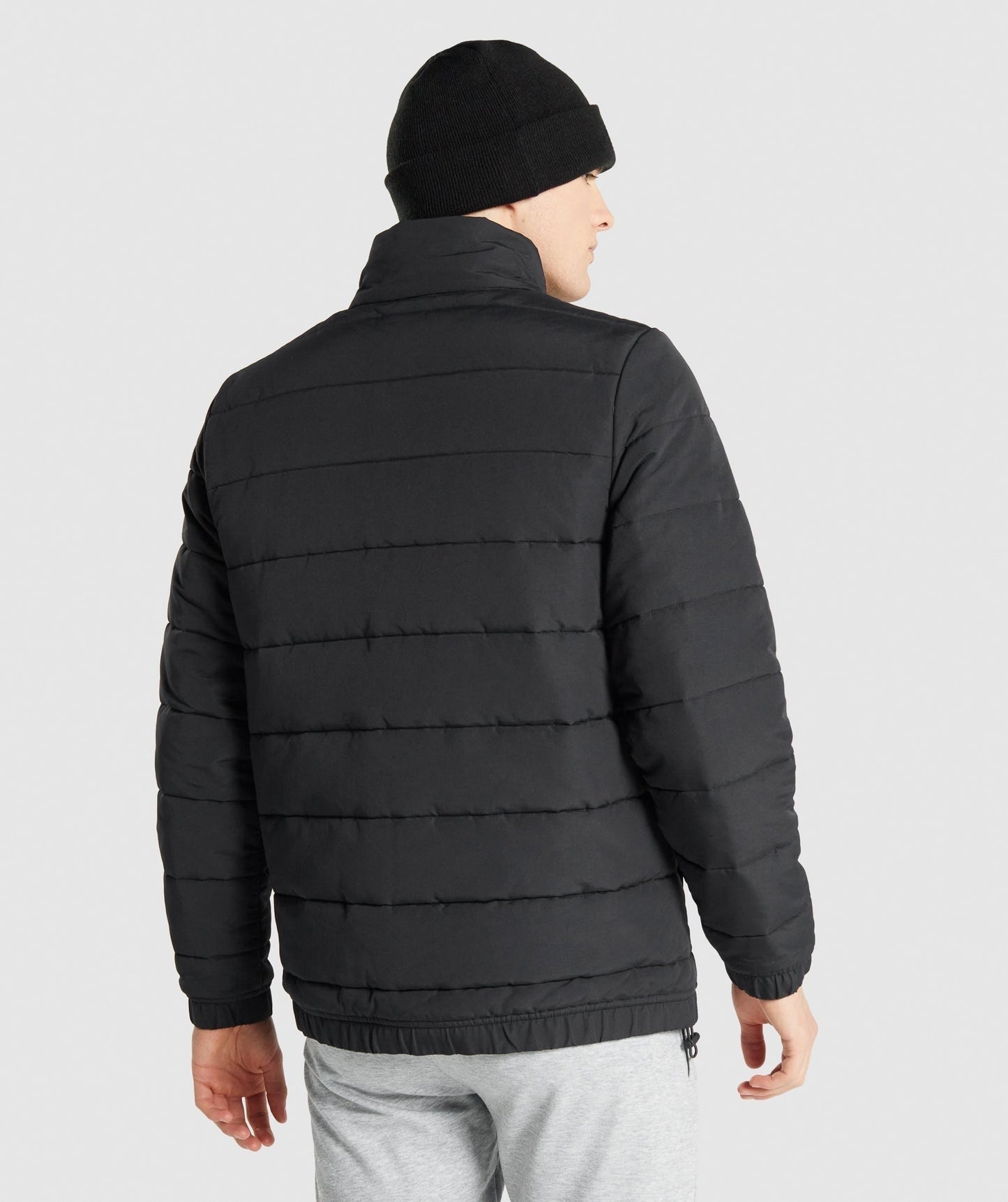 Gymshark Crest Puffer Jacket - Black