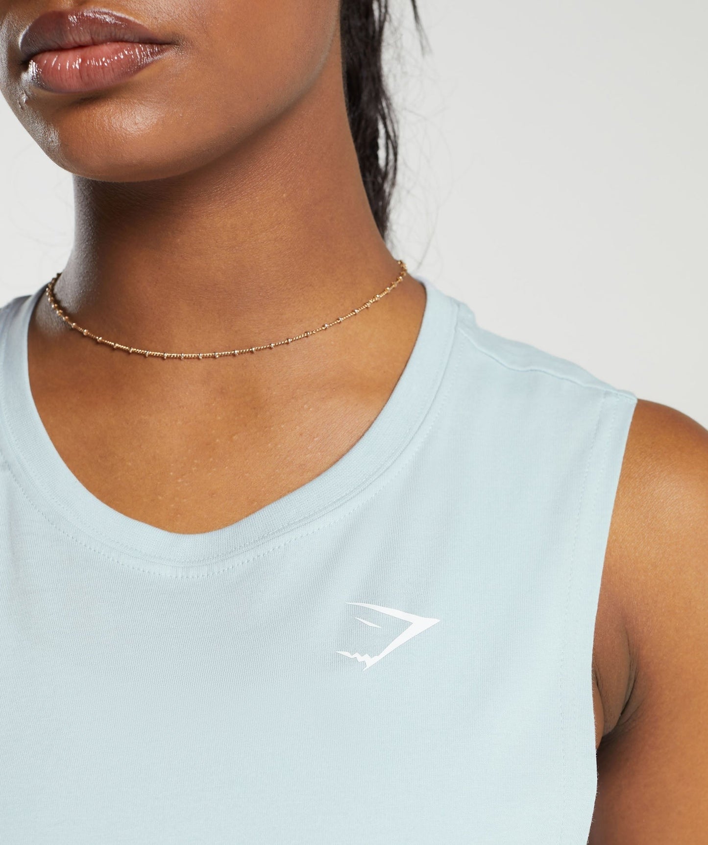 Gymshark Training Drop Arm Tank - Fresh Blue