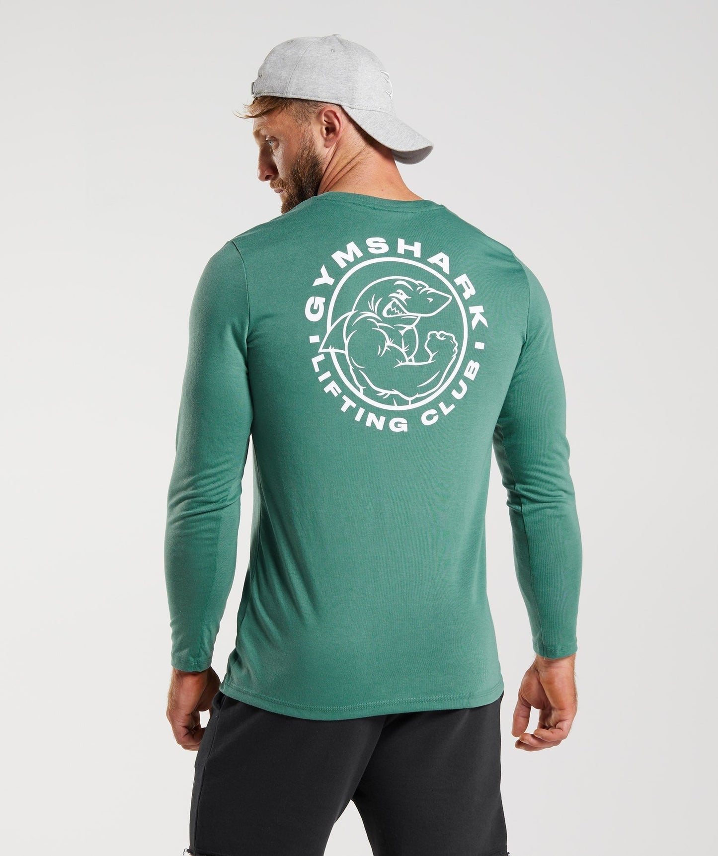 Gymshark Legacy Long Sleeve T-Shirt - Hoya Green
