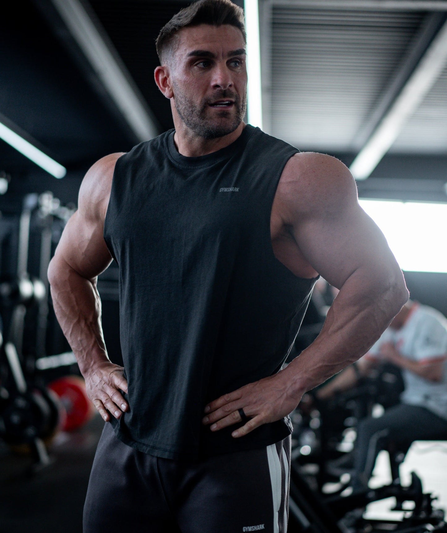 Gymshark x CBUM Washed Sleeveless T-Shirt - Black