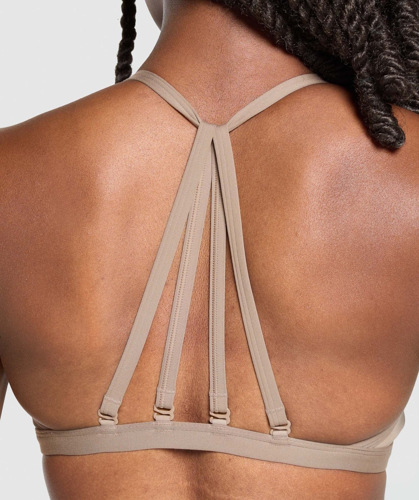 Gymshark Minimal Sports Bra - Lifestyle Brown