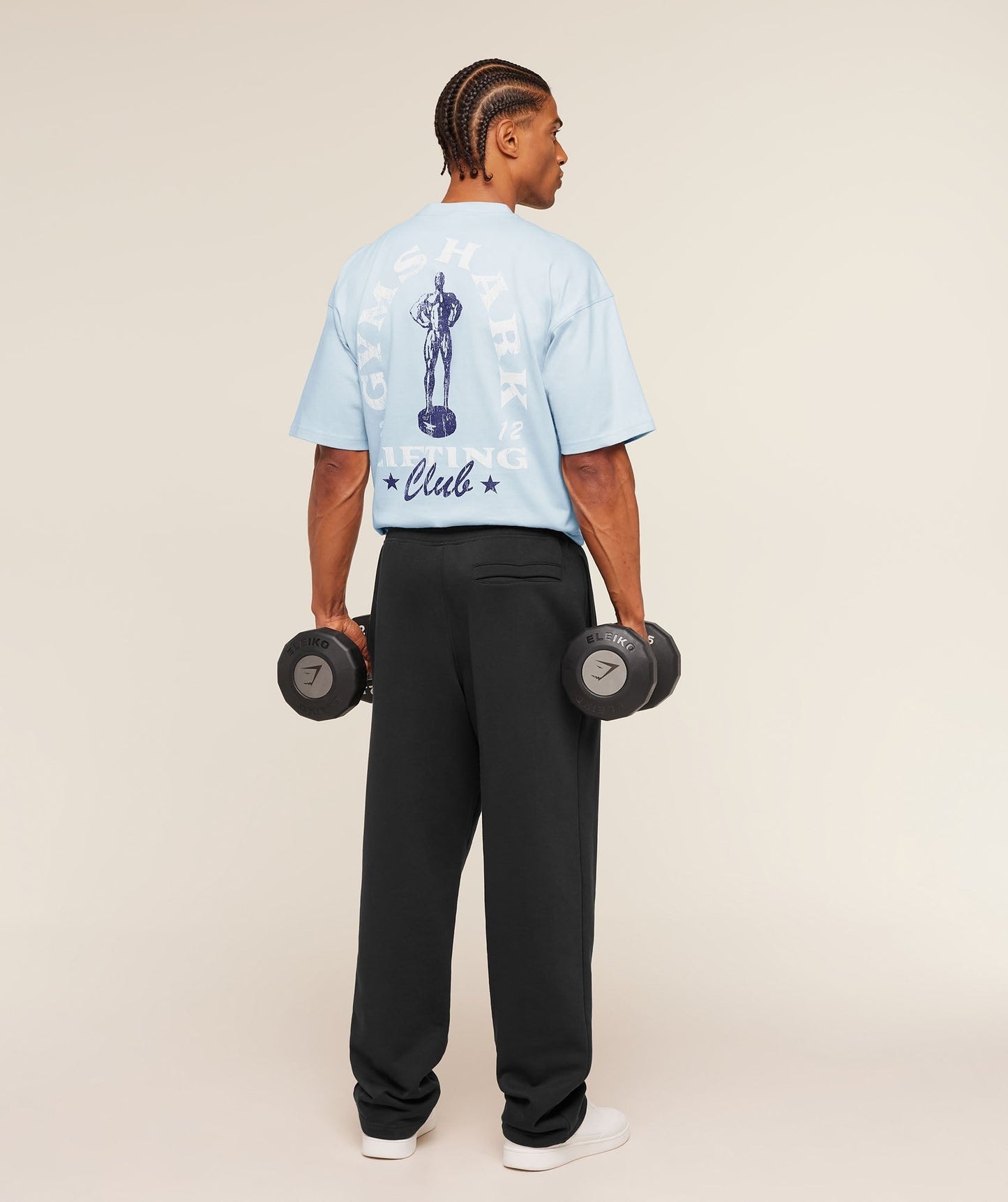 Gymshark Trophy Graphic T-Shirt - Chilled Blue