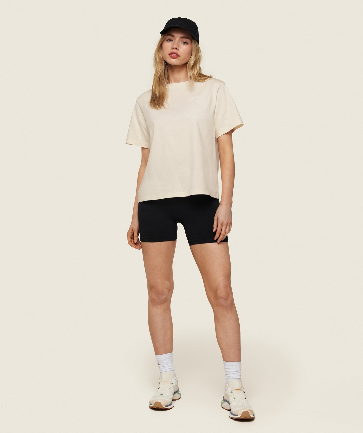 Gymshark Phys Ed Graphic T-Shirt - Ecru White