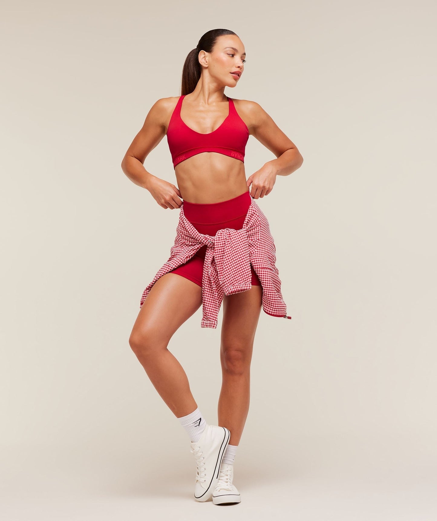 Gymshark Flex V4 Sports Bra - Carmine Red