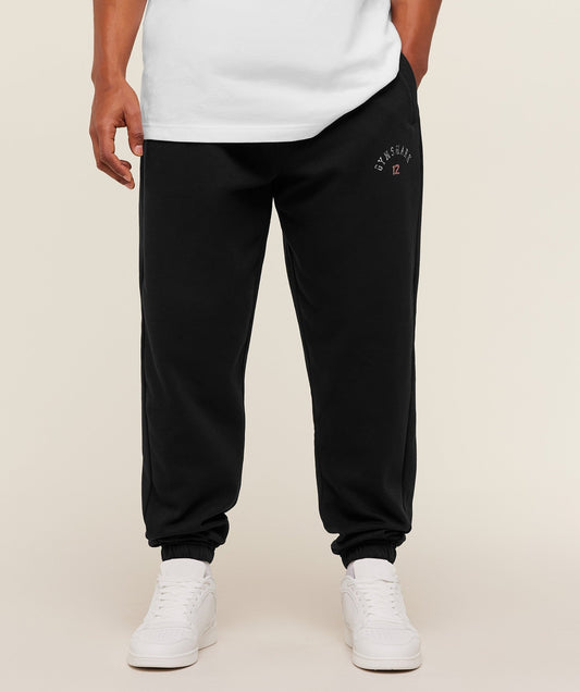 Gymshark 12 Graphic Joggers - GS Black
