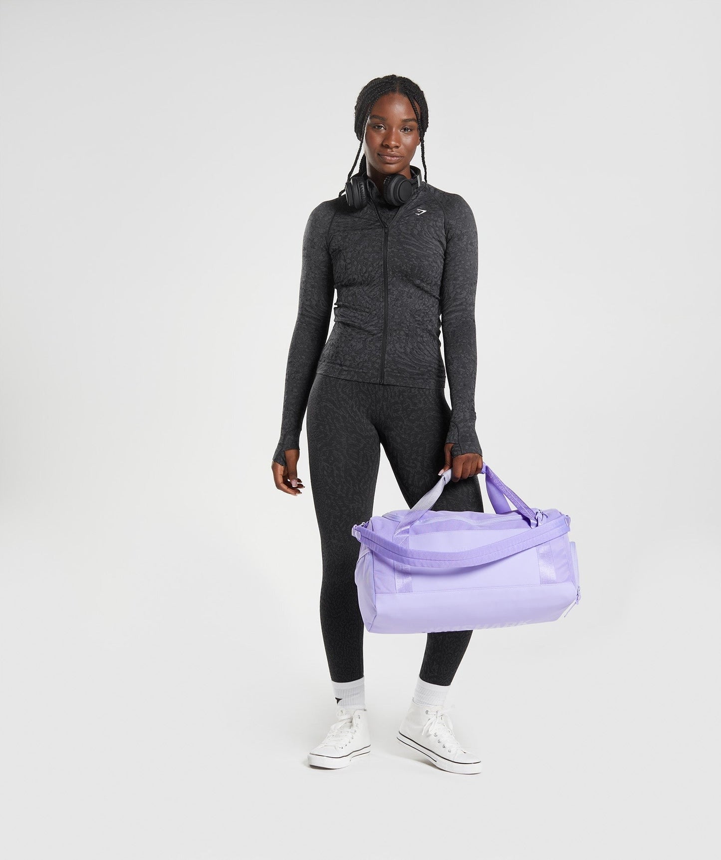 Gymshark Adapt Animal Zip Through - Wild | Black