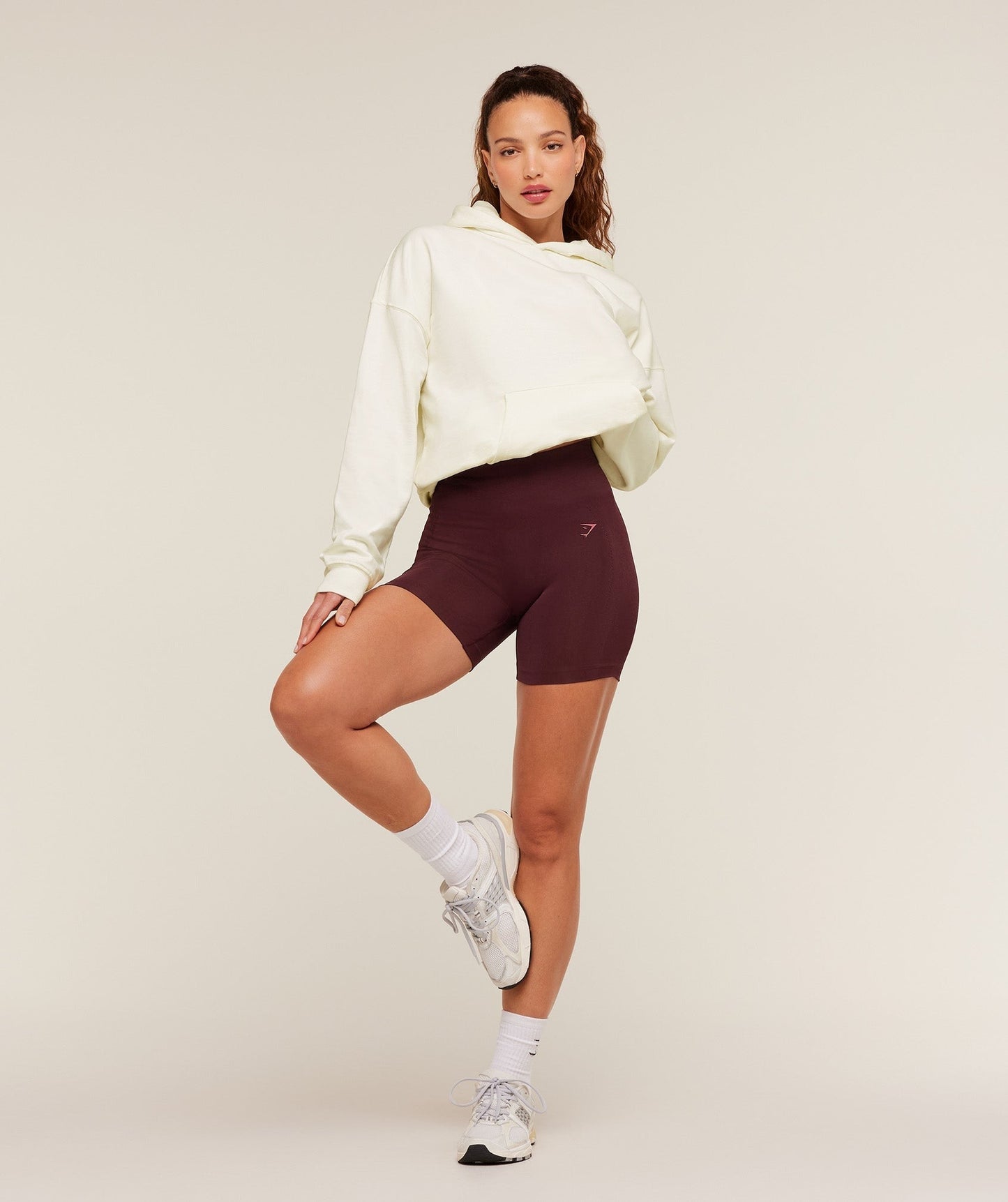Gymshark Heavy Duty Oversized Hoodie - GS Soft White