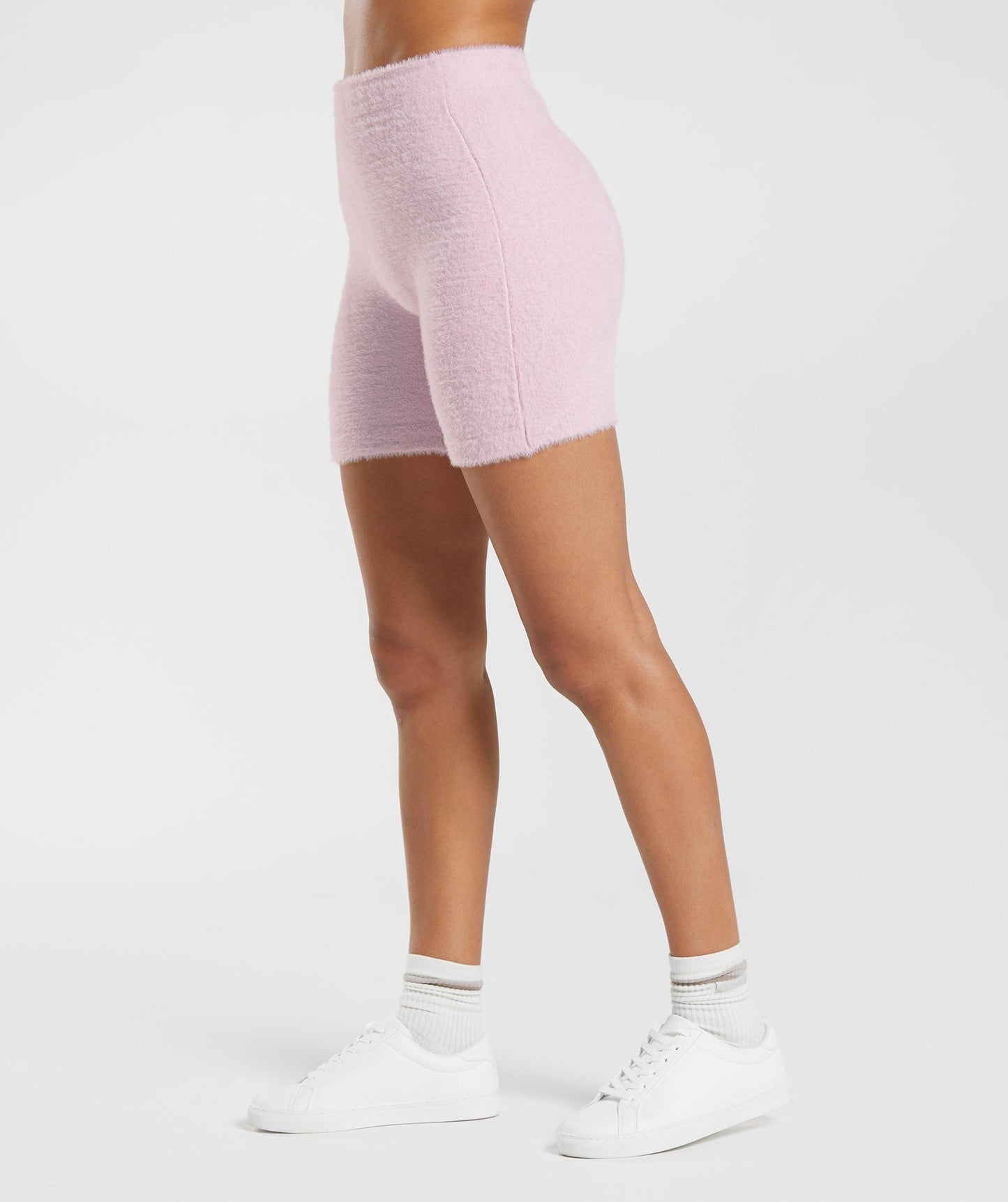 DNU Gymshark Whitney Eyelash Knit Shorts - Pressed Petal Pink