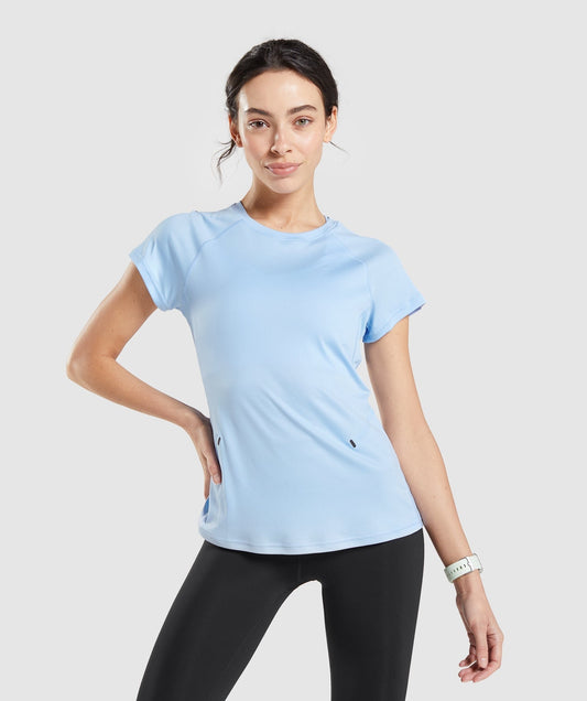Gymshark Speed T-Shirt - Moonstone Blue