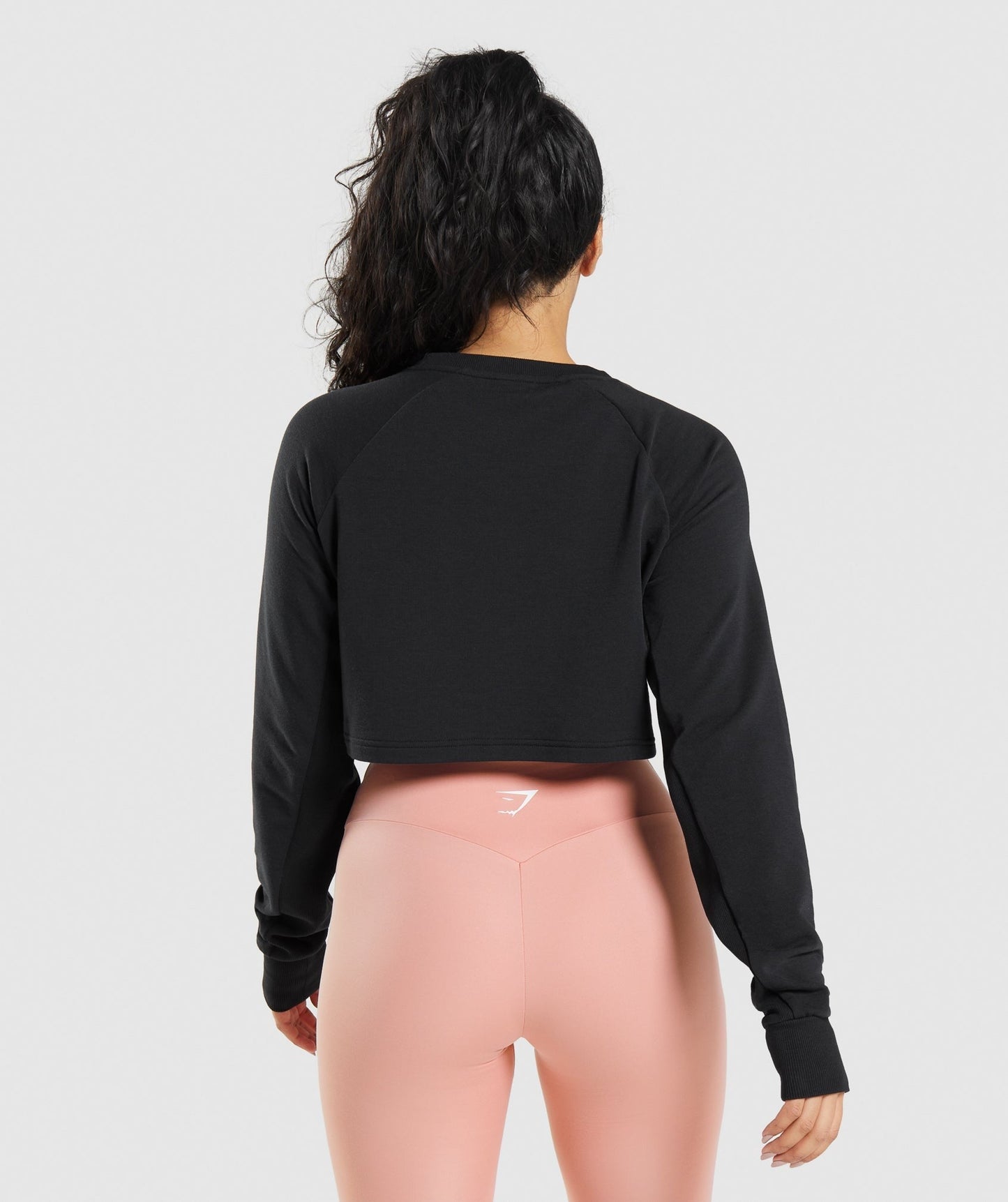 Gymshark Training Cropped Sweater - Black