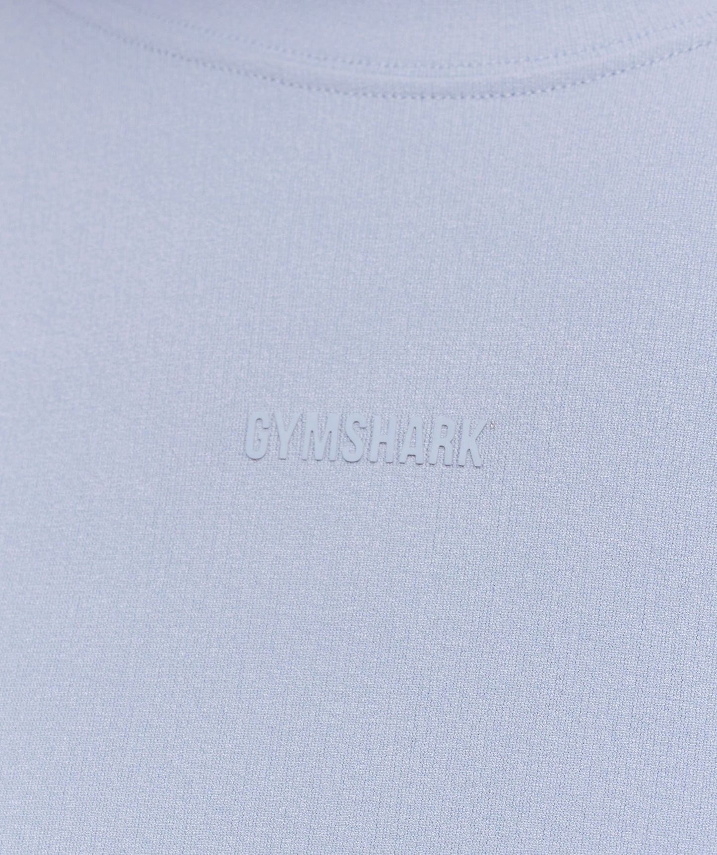 Gymshark everywear Warp Knit LS T-Shirt - Pale Blue