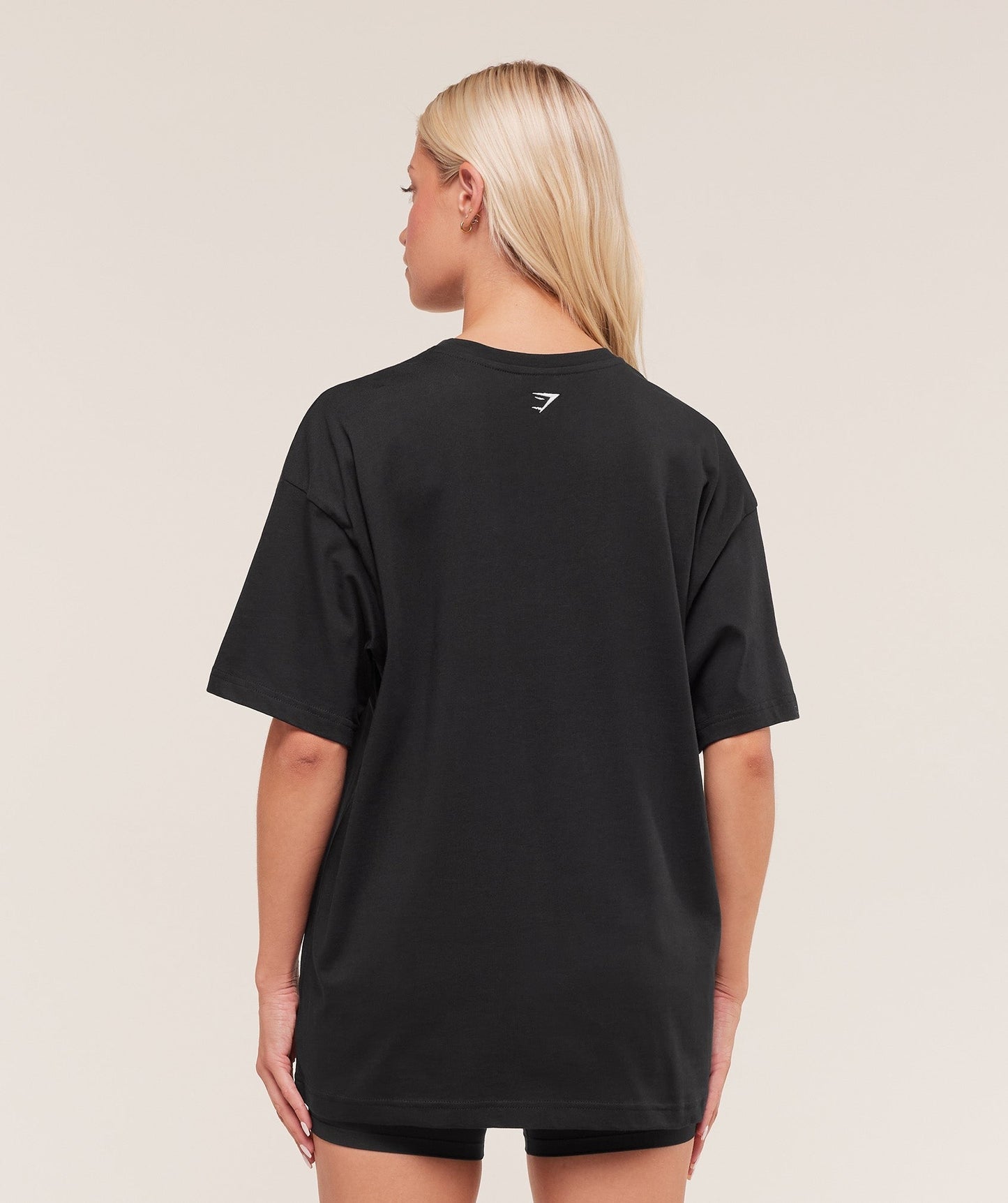 Gymshark Athletic Department Oversized Graphic T-Shirt - Black