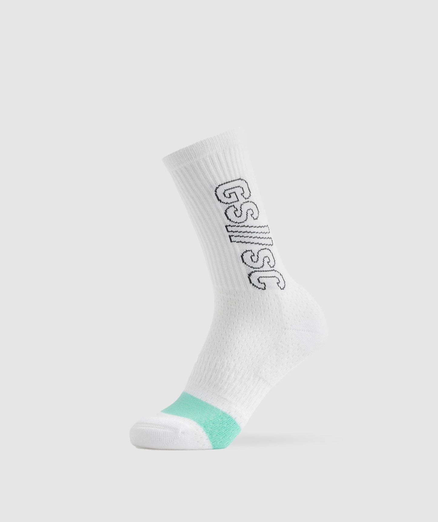 Gymshark //Steve Cook Crew Socks - White