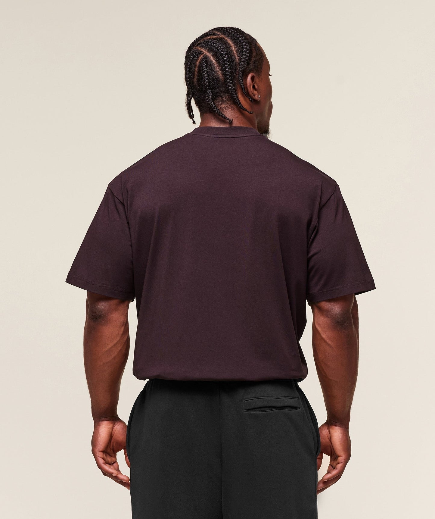 Gymshark Essential Oversized T-Shirt - Plum Brown