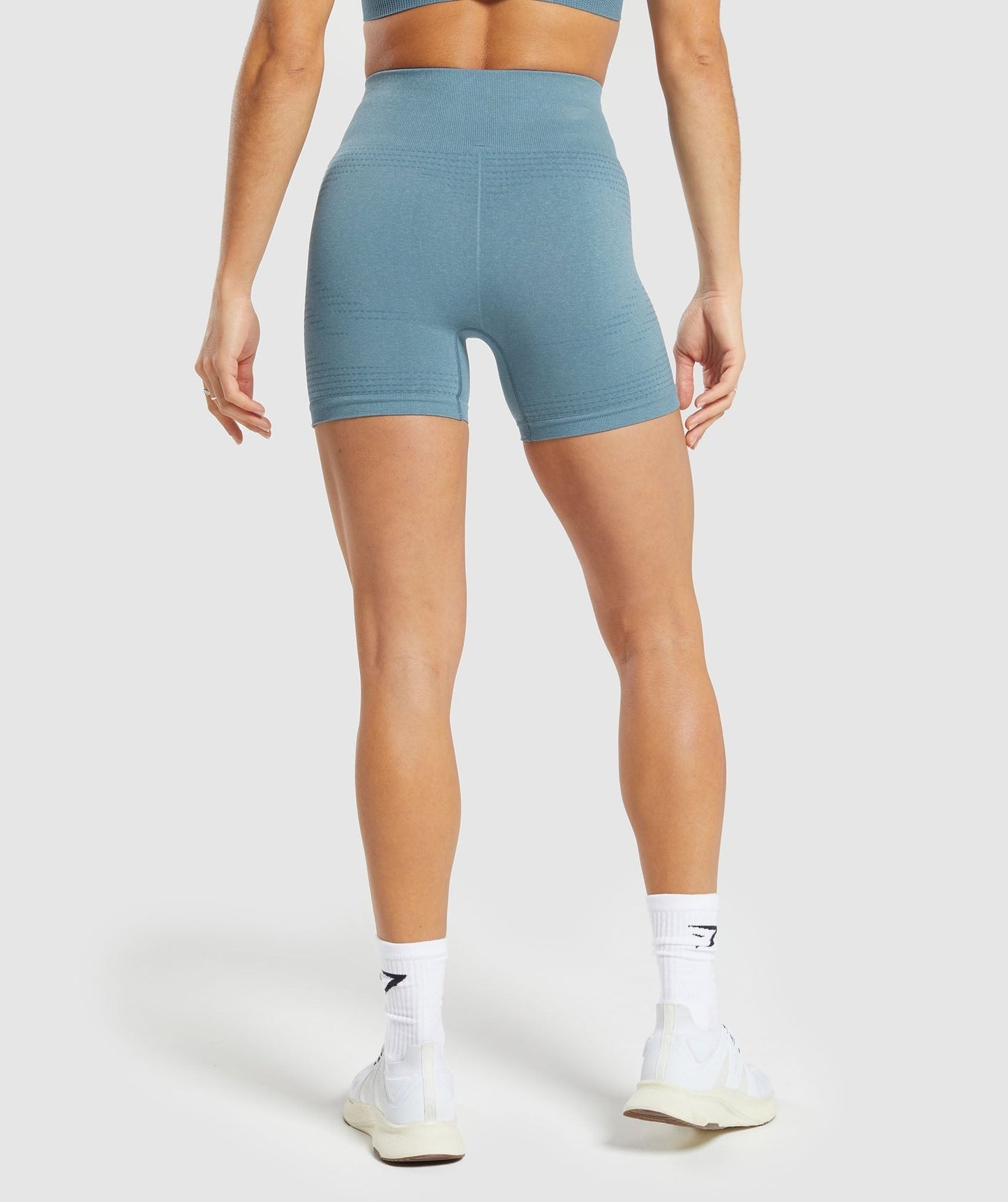 Gymshark Vital Seamless Shorts - Faded Blue Marl