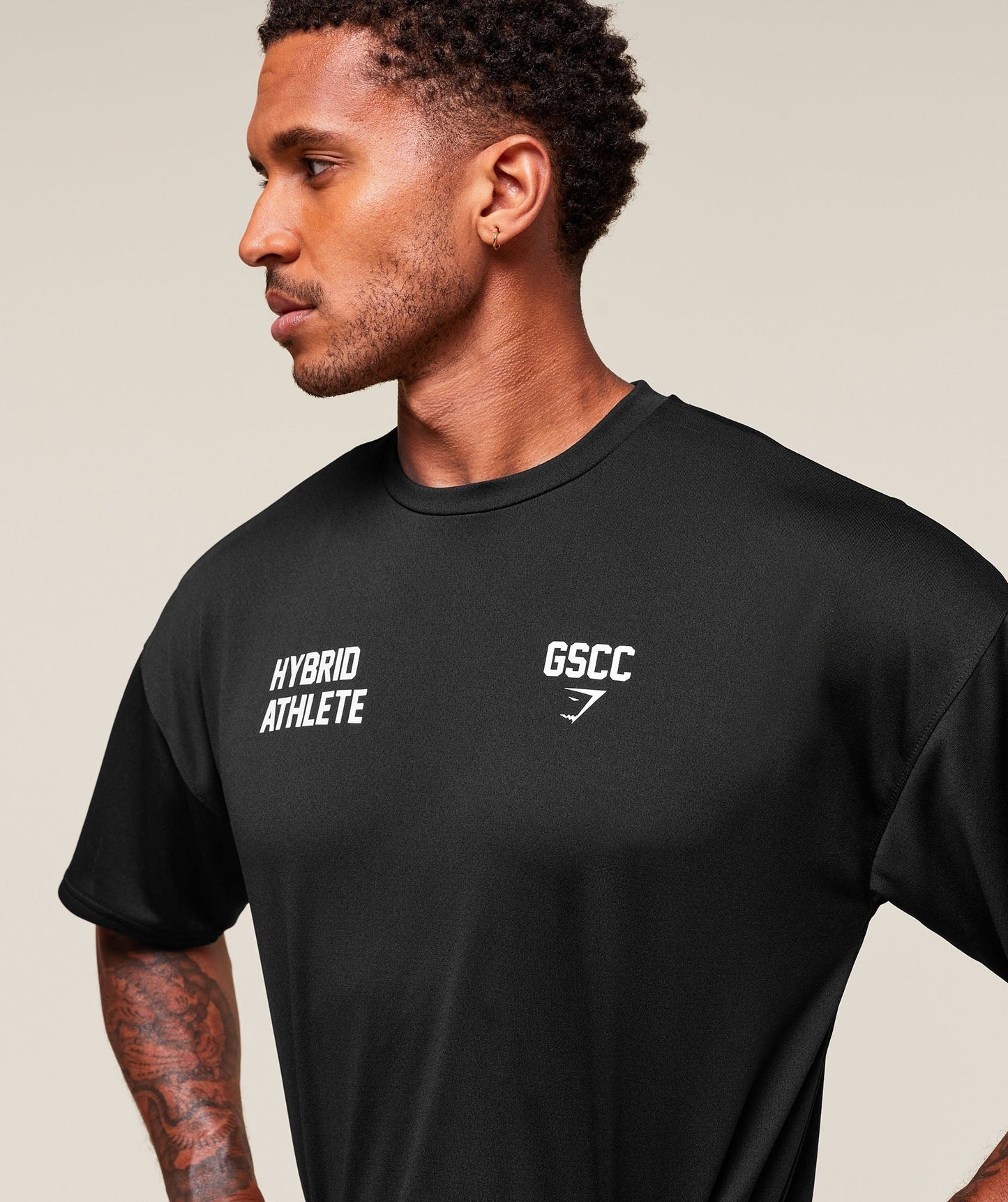 Gymshark Hybrid Athlete T-Shirt - Black