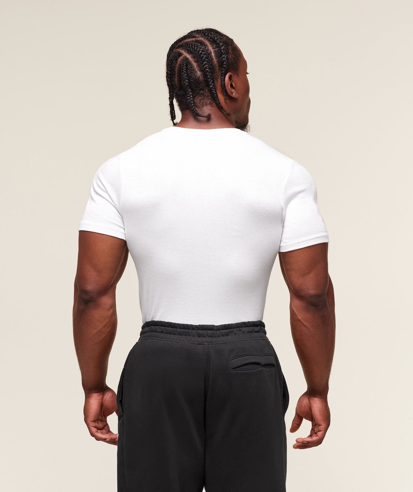 Gymshark Legacy Ribbed T-Shirt - White