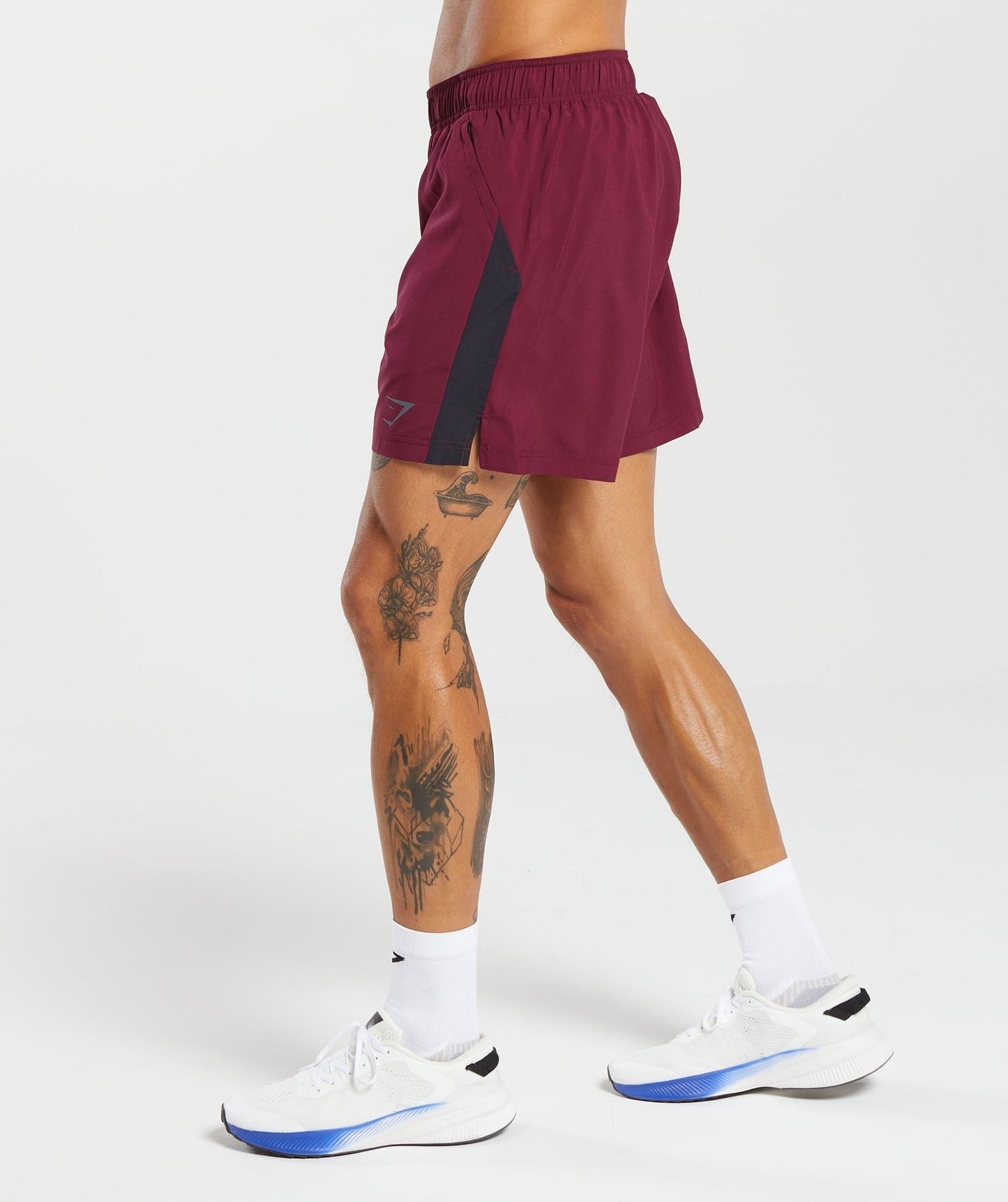 Gymshark Sport 7" Shorts - Plum Pink/Black