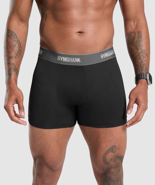 Gymshark Sports Tech Boxer 2 PK - Black