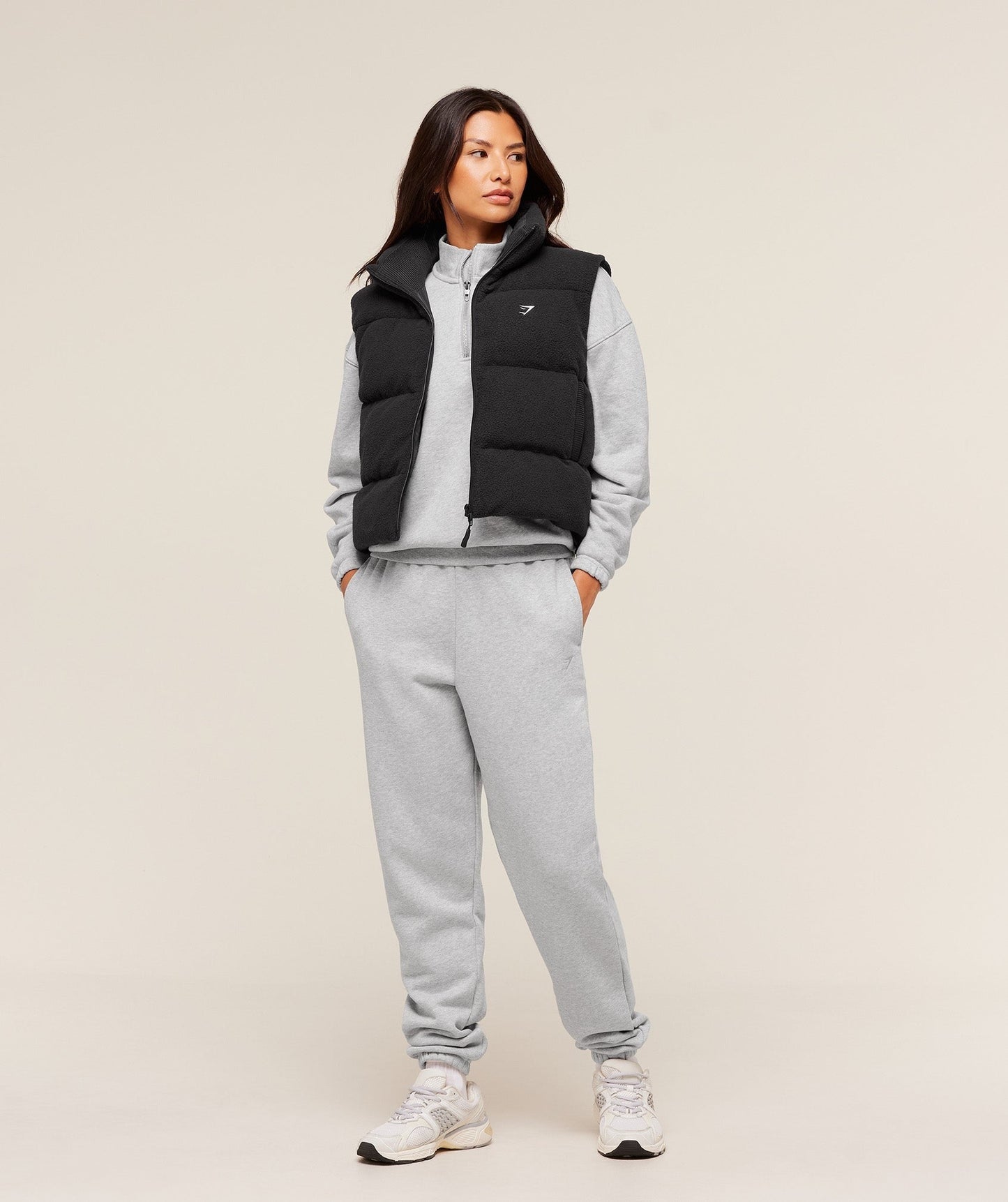 Gymshark Borg Puffer Vest - Black