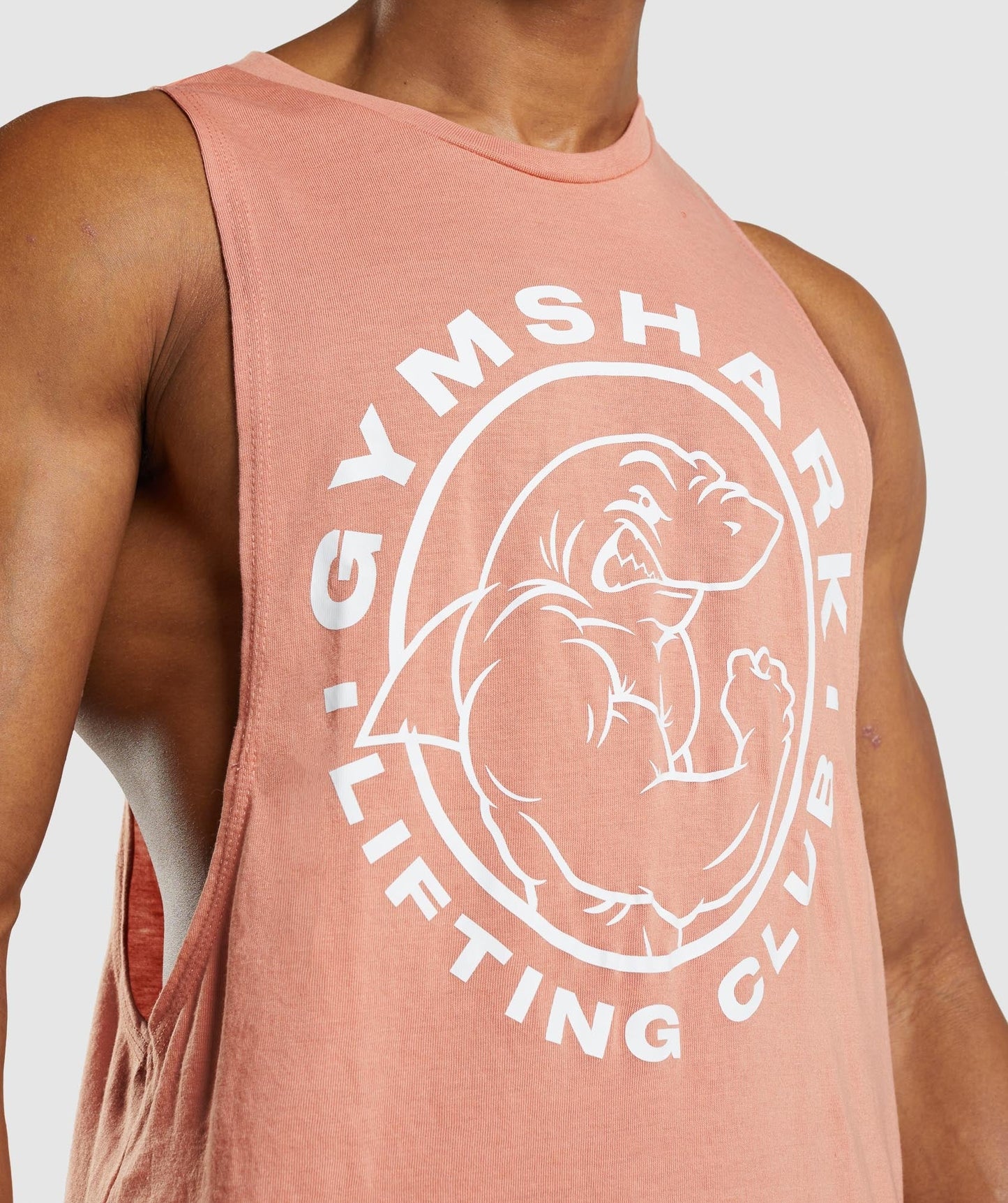 Gymshark Legacy Drop Arm Tank - Nevada Pink