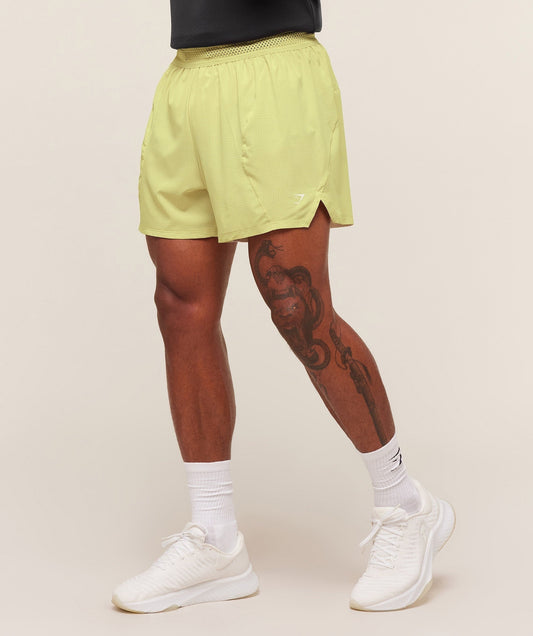 Gymshark Running 5" Shorts - Sorbet Yellow