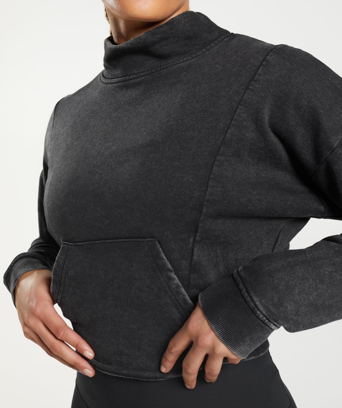 Gymshark Legacy Washed Sweatshirt - Black