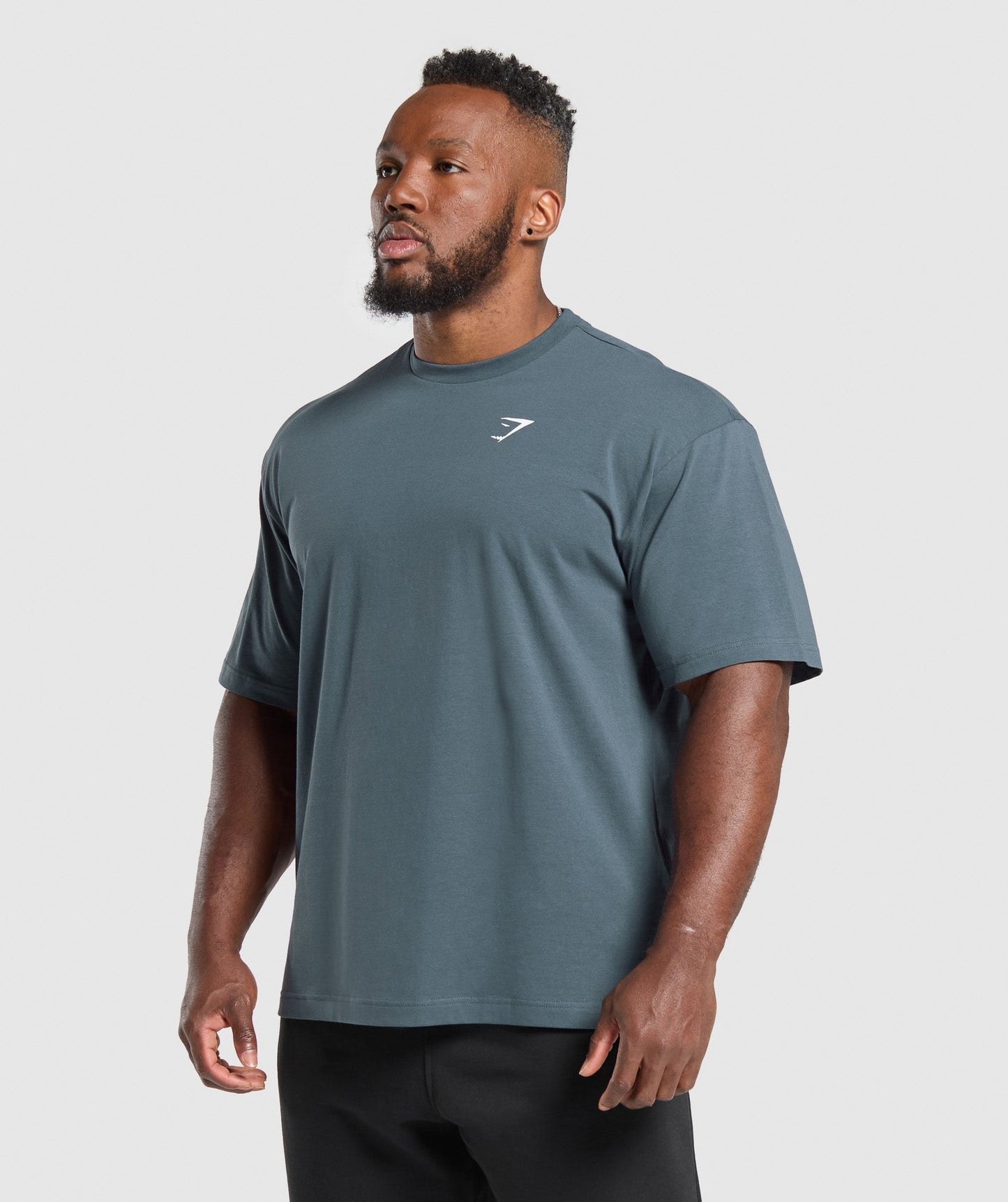 Gymshark Essential Oversized T-Shirt - Titanium Blue
