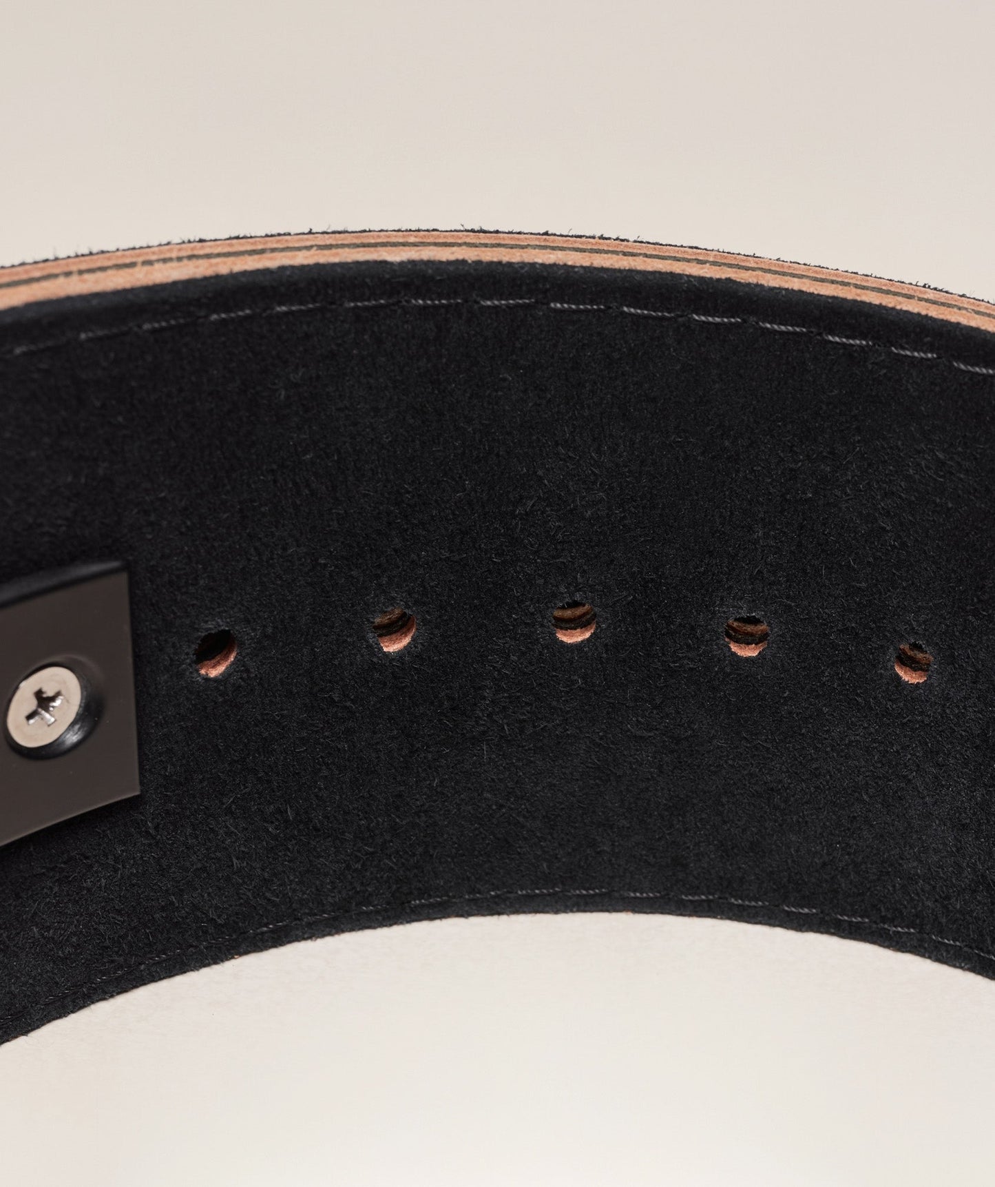 Gymshark Lever Lifting Belt - Black/Ecru White