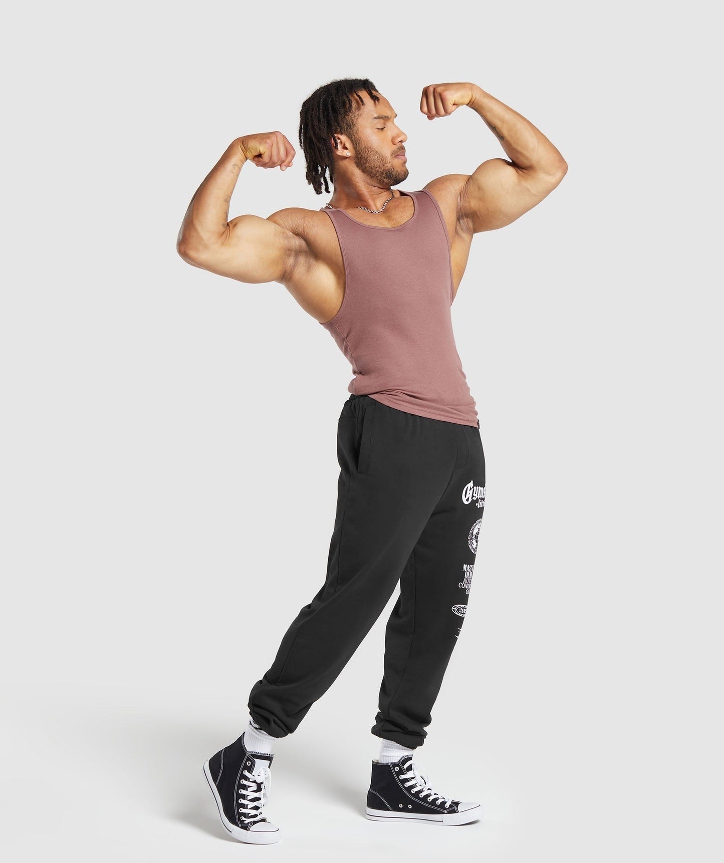 Gymshark Ribbed Tank 1PK - Brick Brown