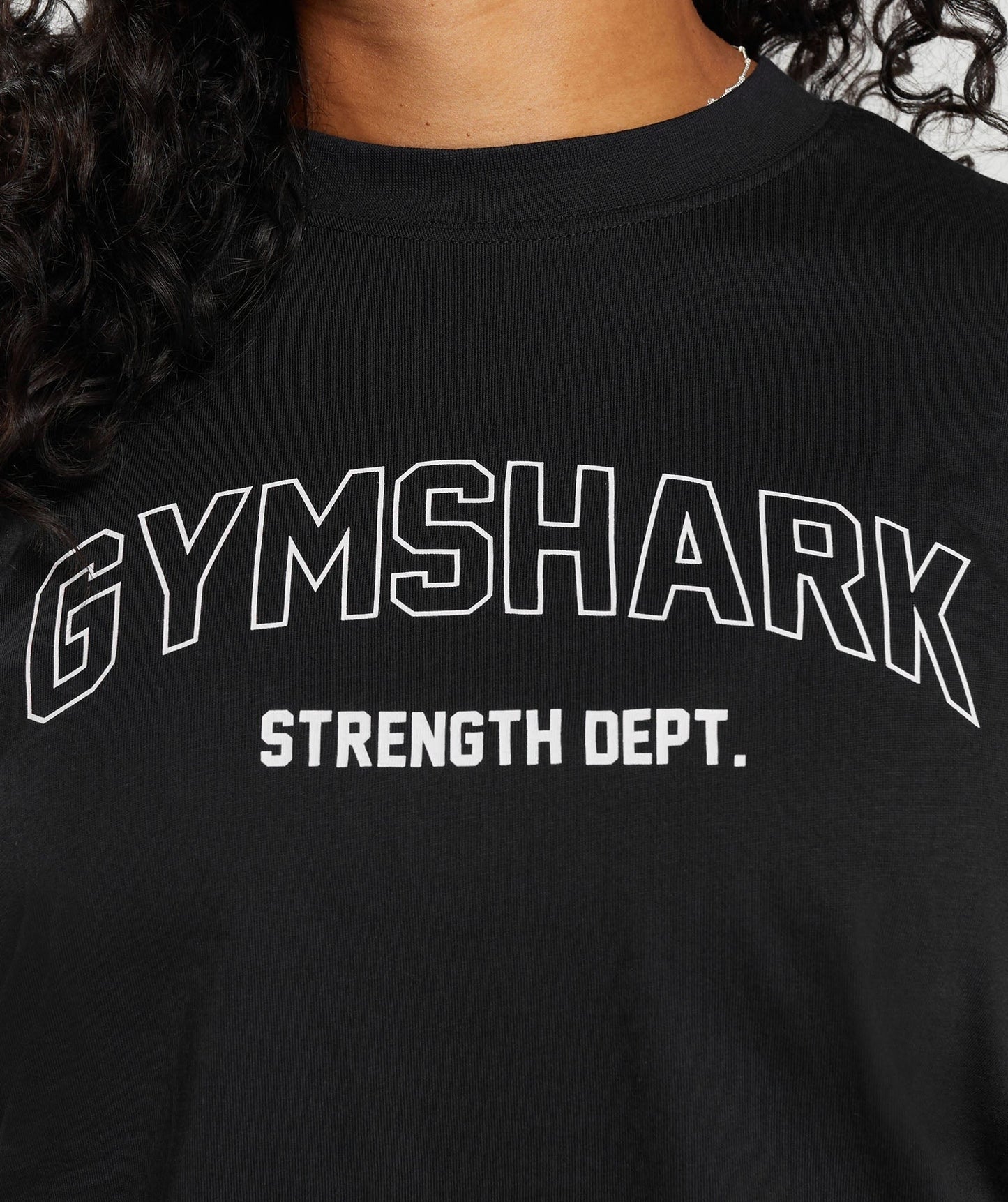 Gymshark Strength Department Oversized T-Shirt - Black