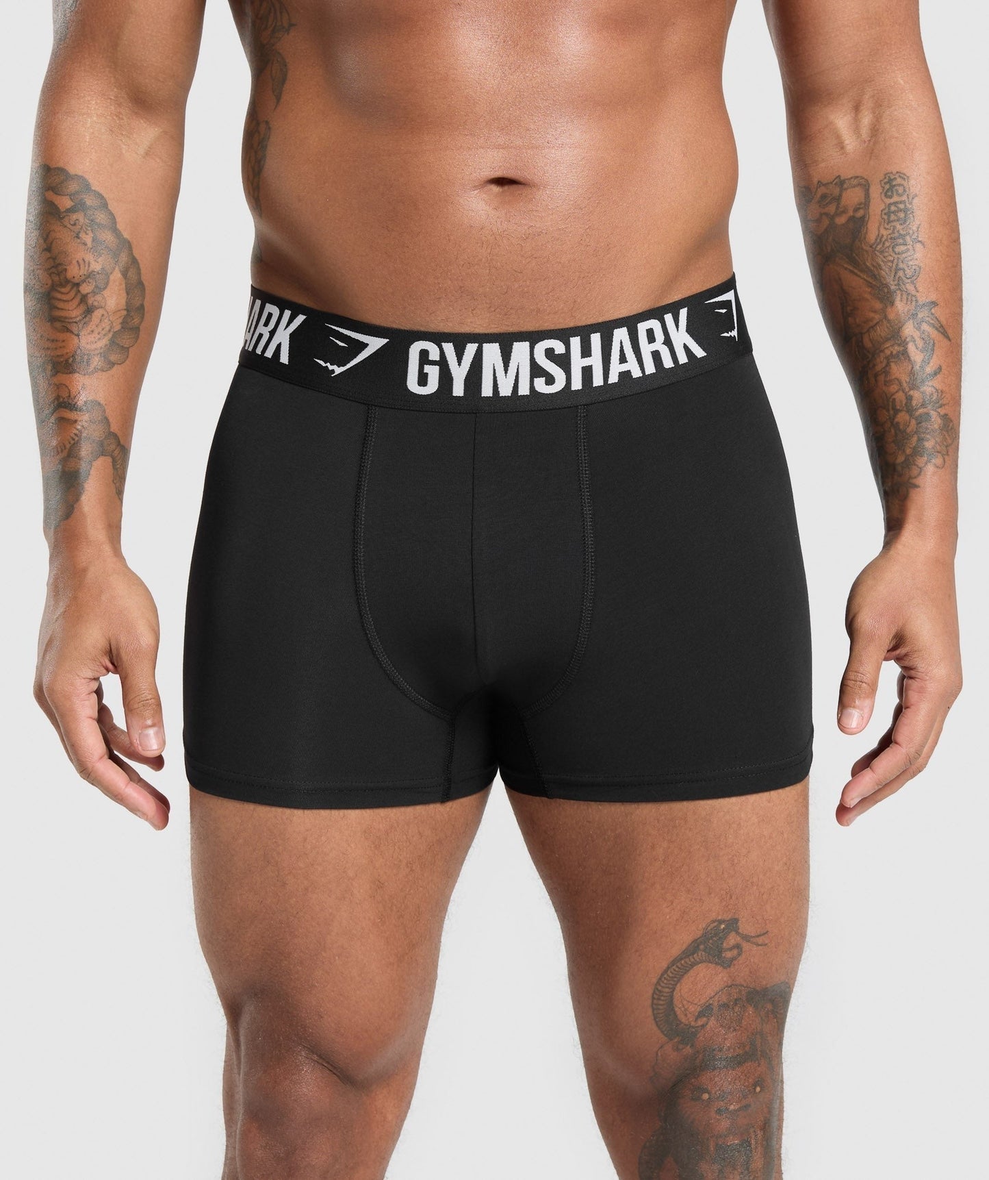 Gymshark Boxer Brief 3PK - Blue Surf/Denim Grey/Black