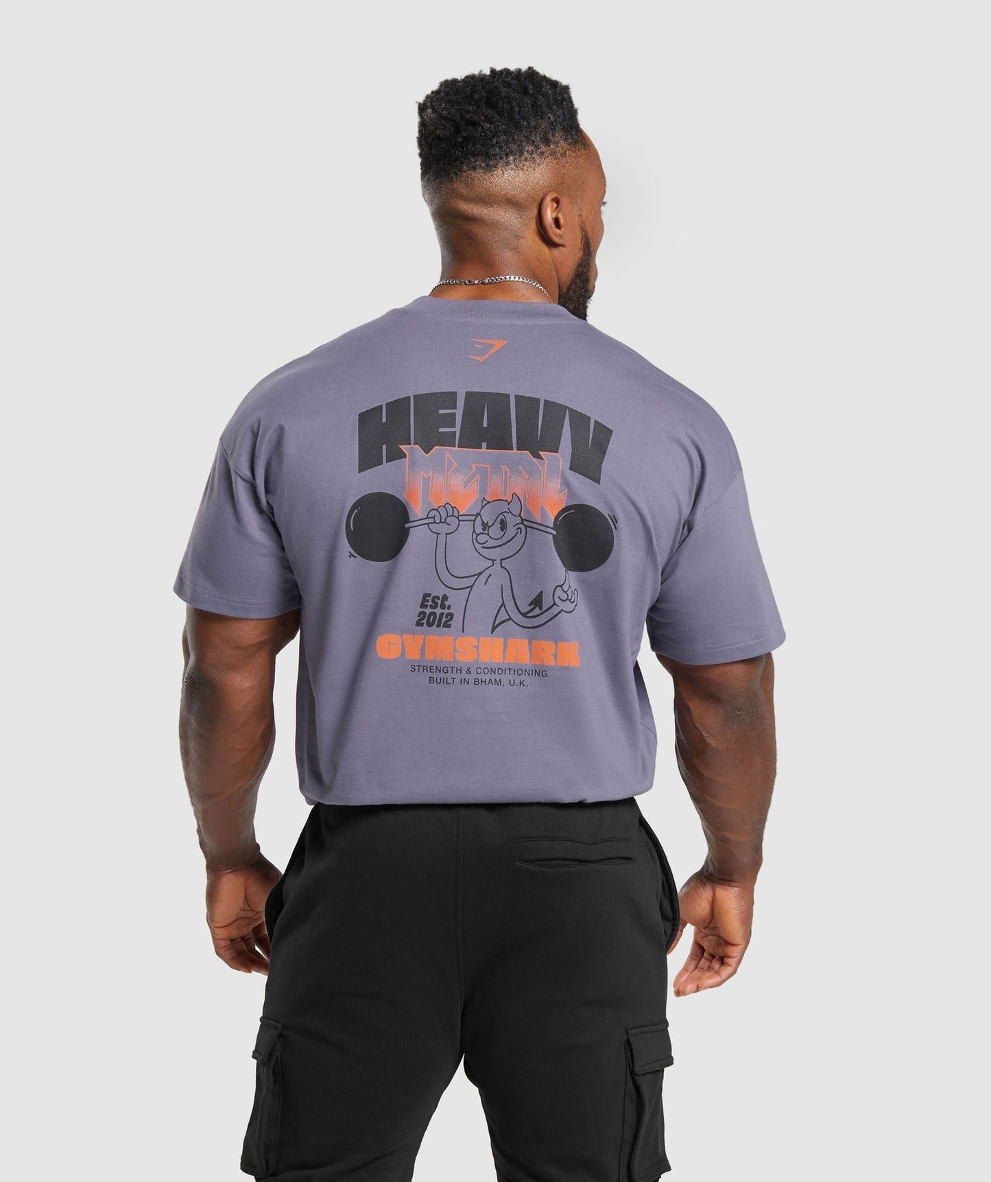 Gymshark Heavy Metal T-Shirt - Purple