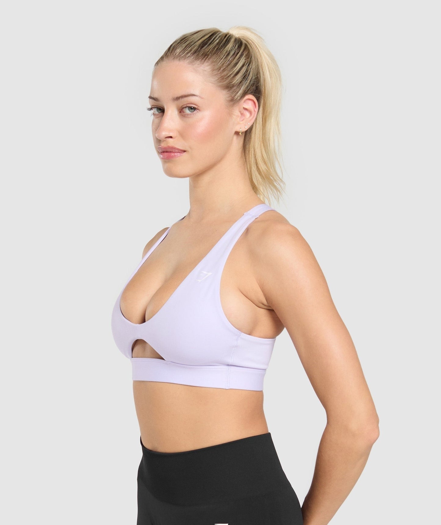 Gymshark Peek A Boo Sports Bra - Fresh Lilac