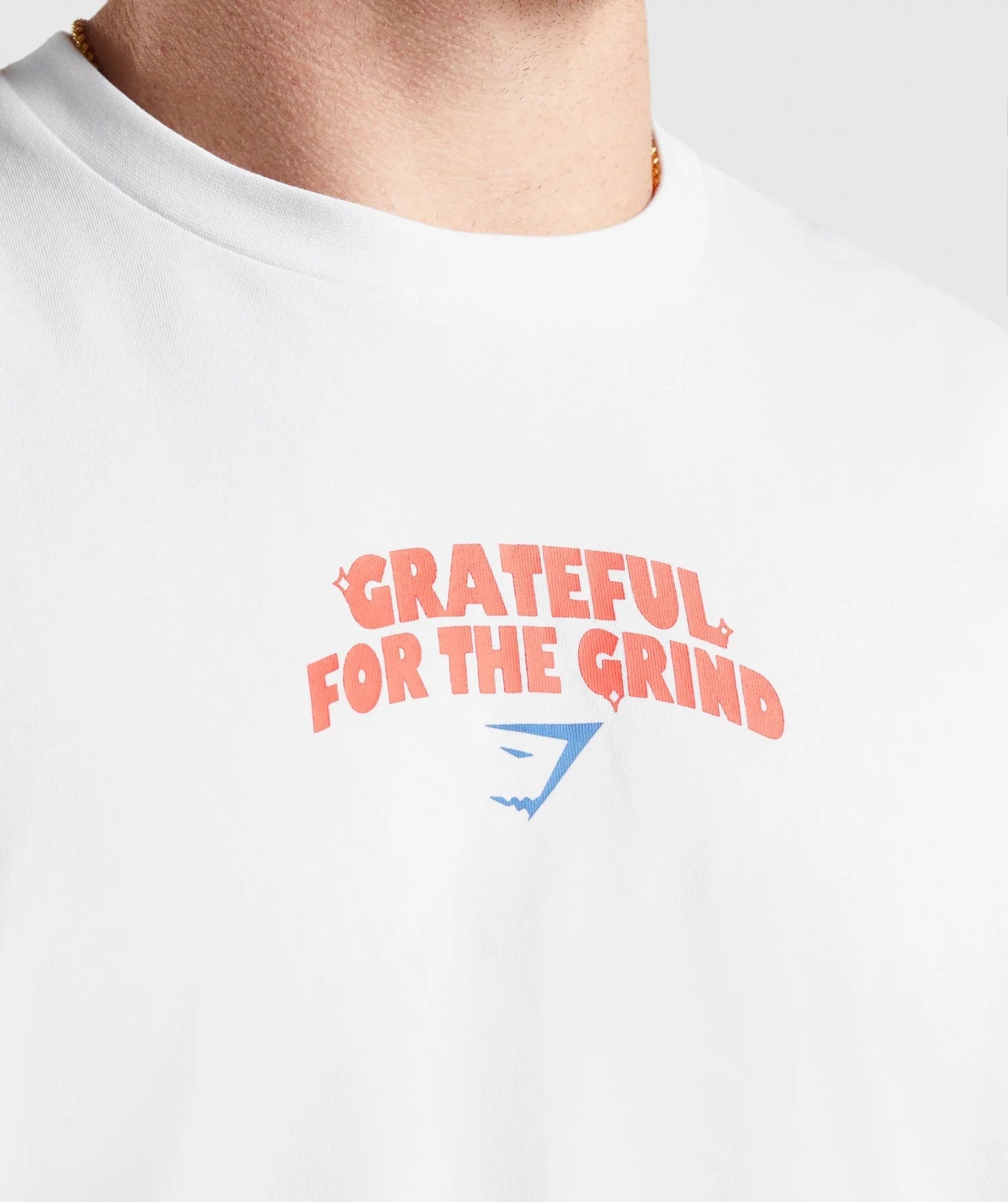 Gymshark Noah Ohlsen Oversized Sun T-Shirt - White