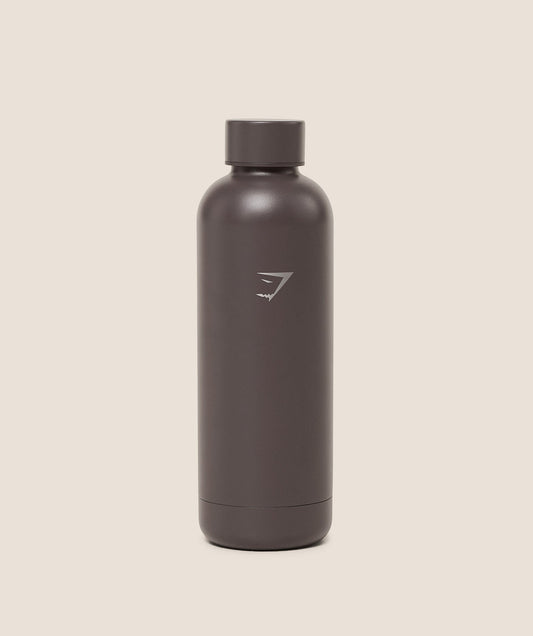 Gymshark 500ml Bottle - Cool Brown