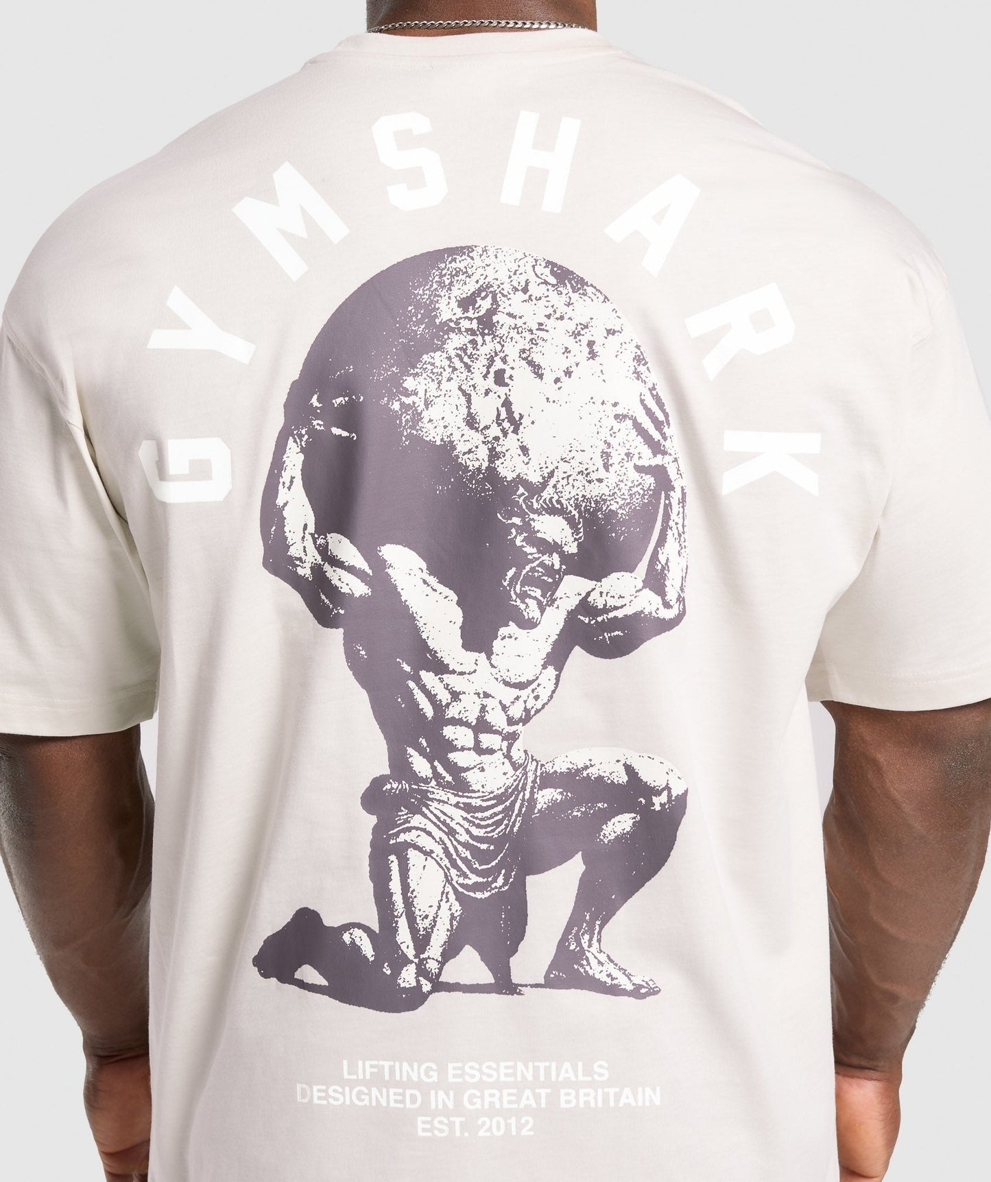 Gymshark Atlas T-Shirt - Oat White