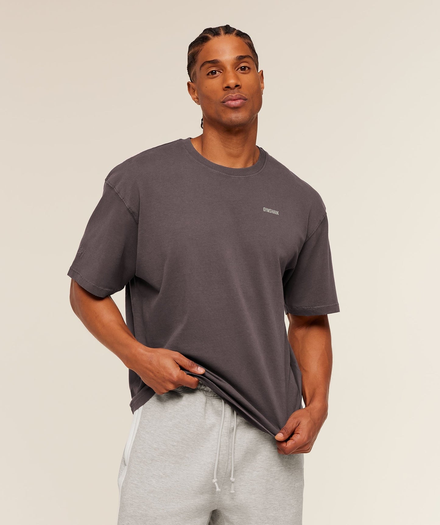 Gymshark x CBUM T-Shirt - Greyed Purple