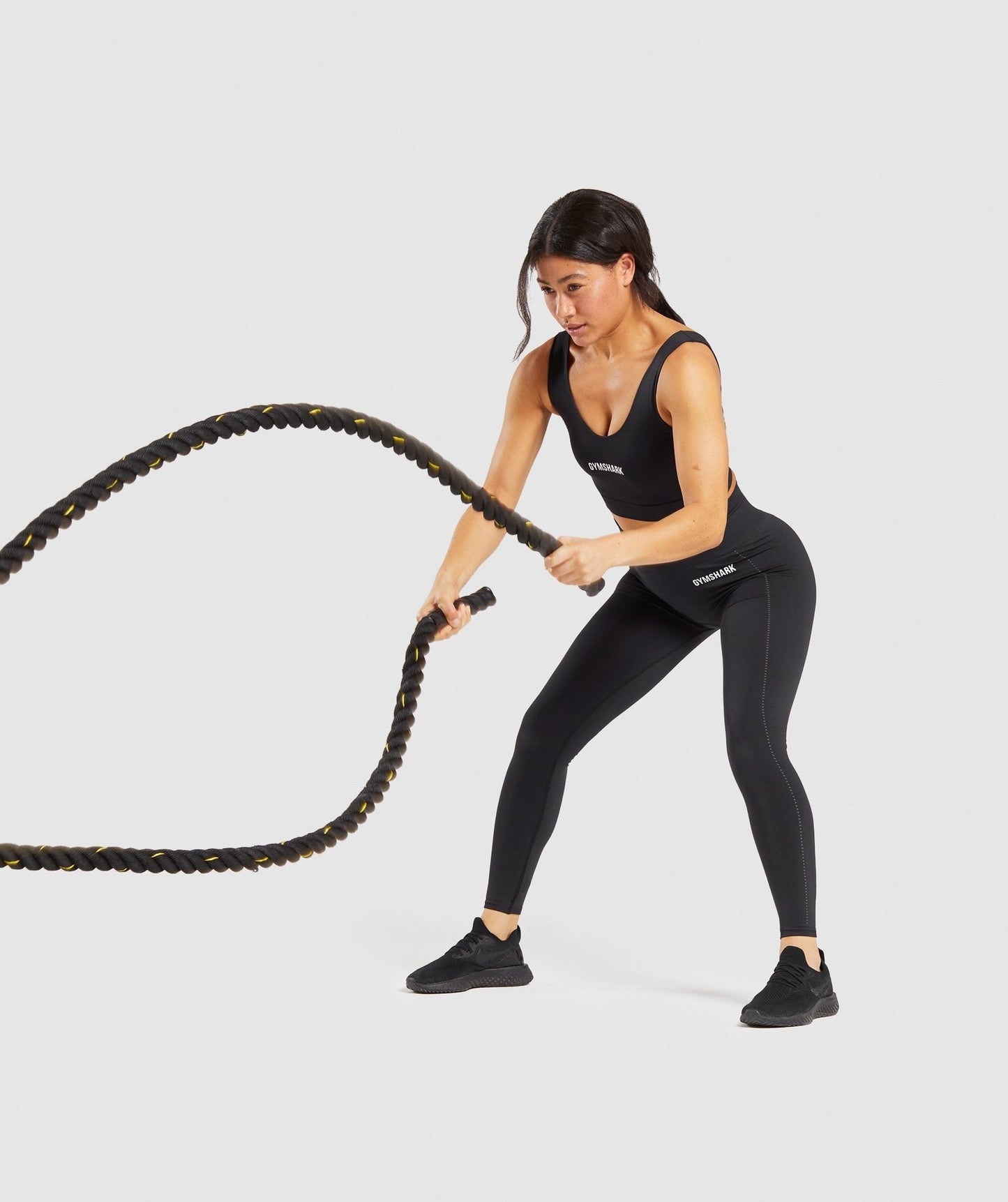 Gymshark Breeze Lightweight Seamless Sports Bra - Black