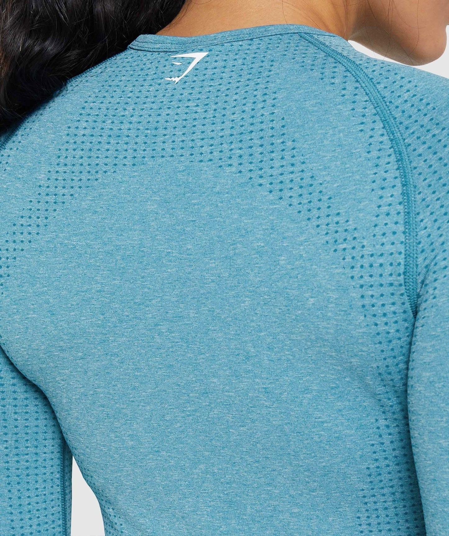 Gymshark Vital Long Sleeve Top - Tahoe Teal Marl
