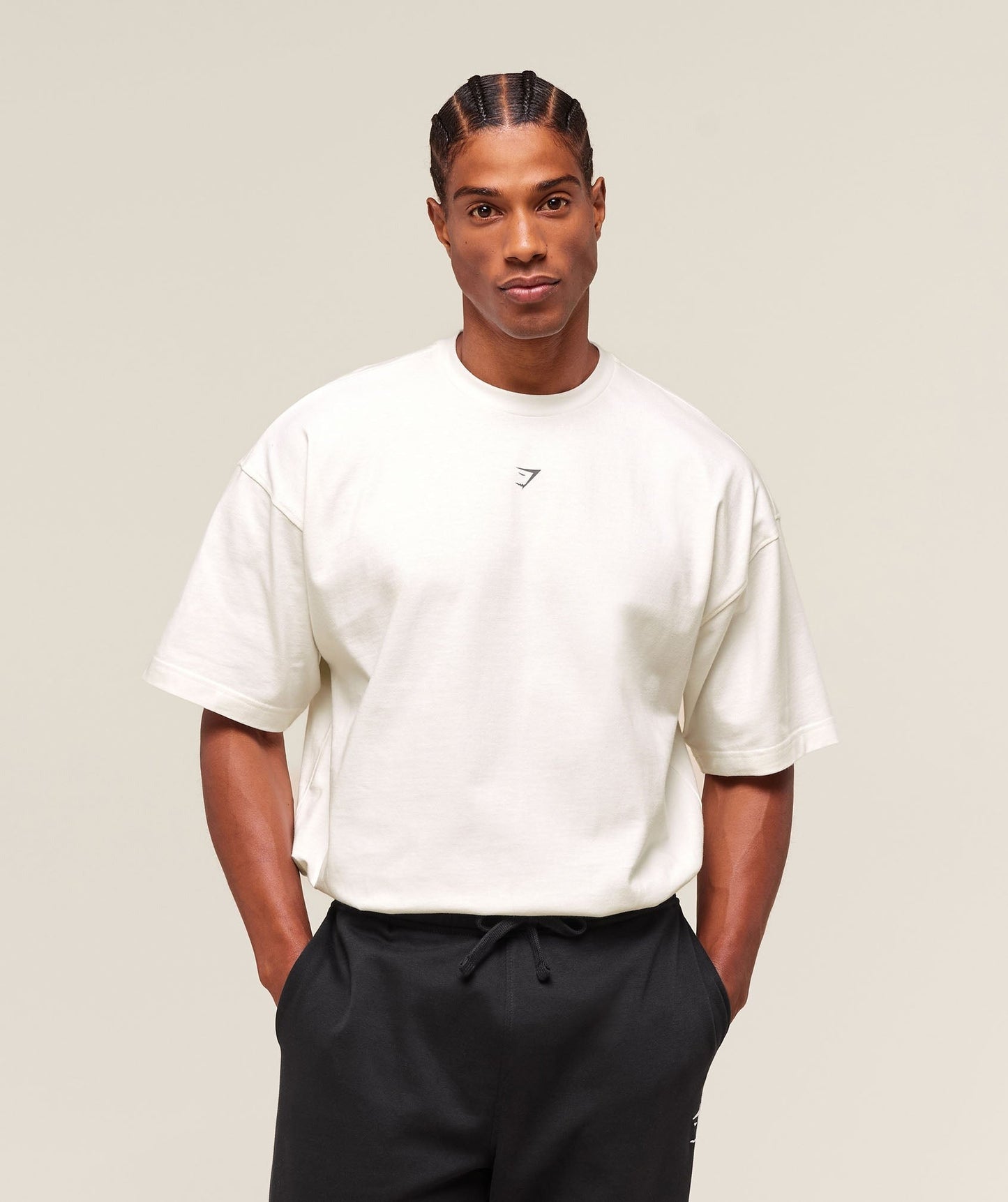 Gymshark Lifting Club Flex T-Shirt - Soft White
