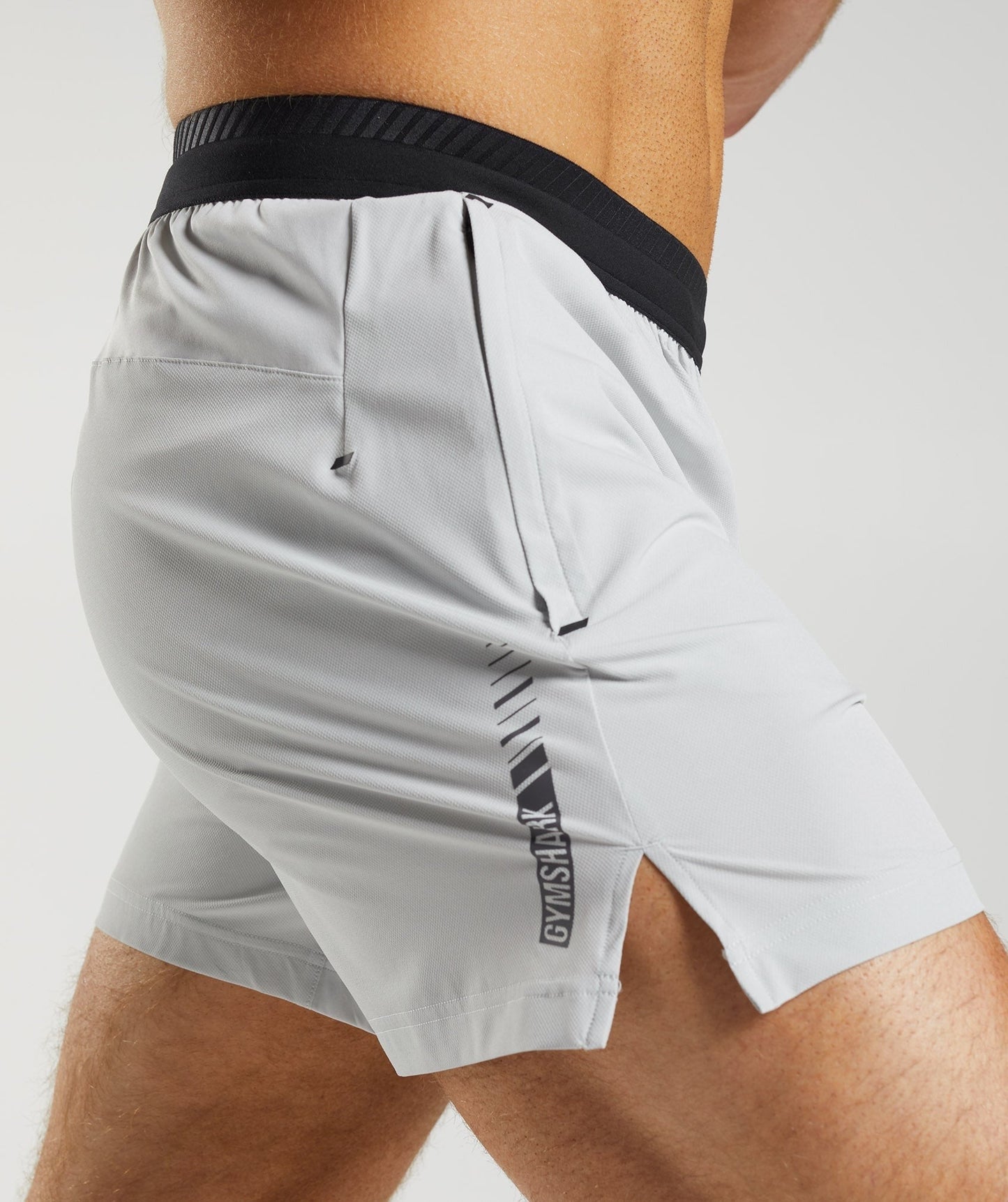 Gymshark Apex 5" Hybrid Shorts - Light Grey