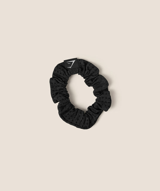 Gymshark Vital Scrunchie - Black Marl
