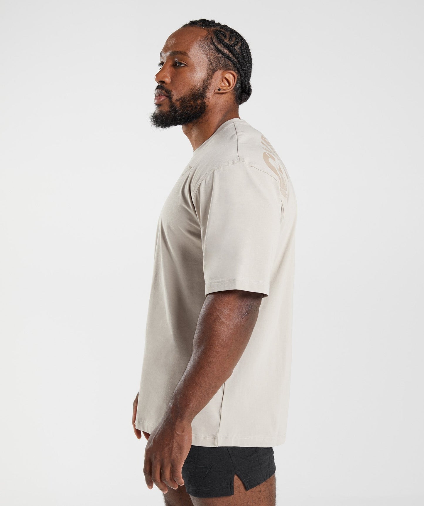 Gymshark Power T-Shirt - Pebble Grey