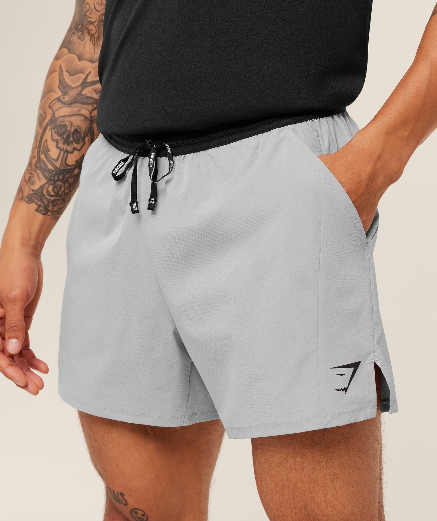 Gymshark Weekend 5" Shorts - Stratus Grey