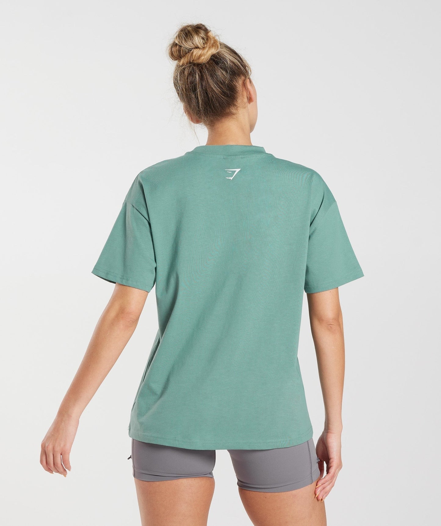 Gymshark Lifting Graphic Oversized T-Shirt - Ink Teal