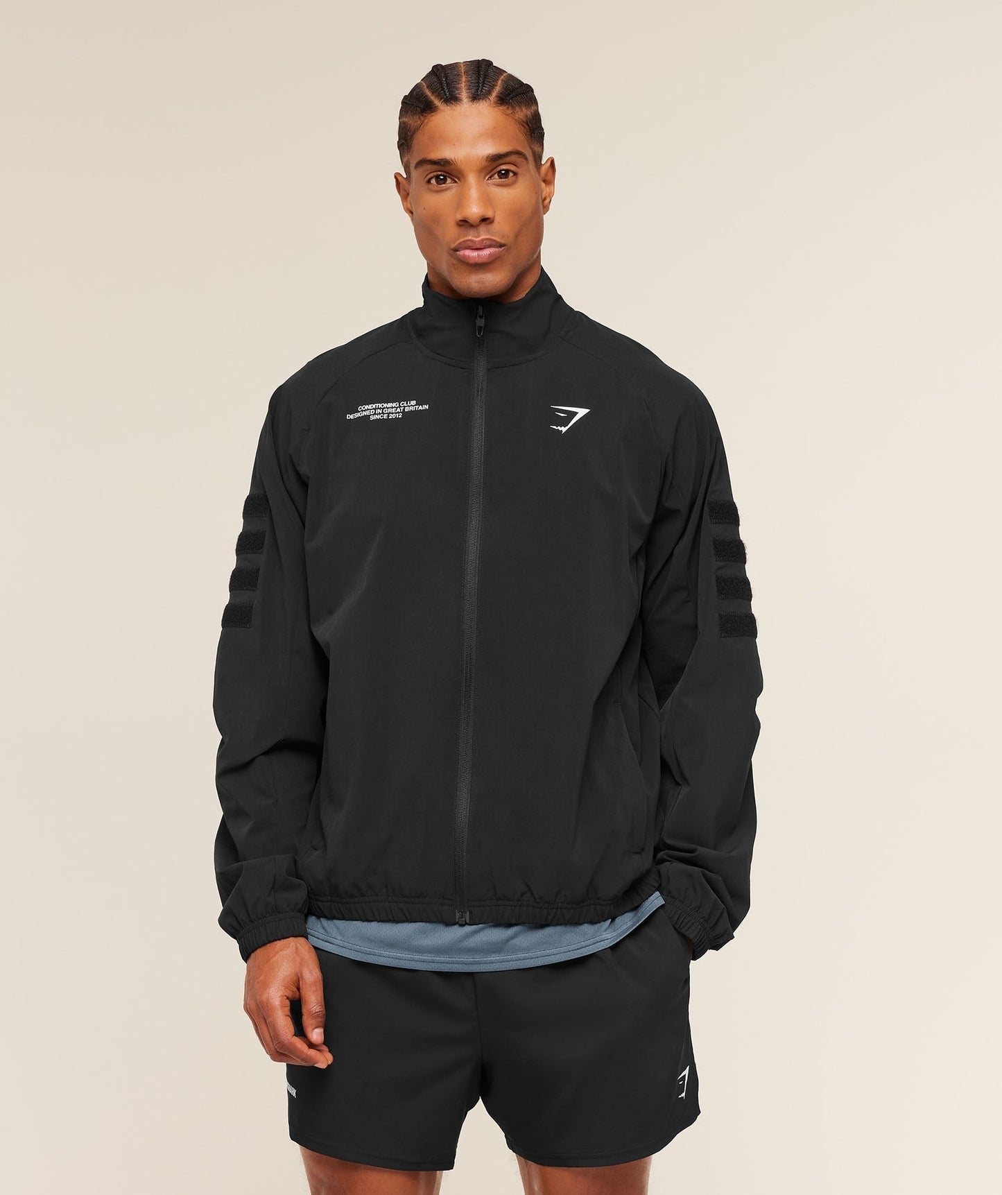 Gymshark Conditioning Club Track Patch Jacket - Black