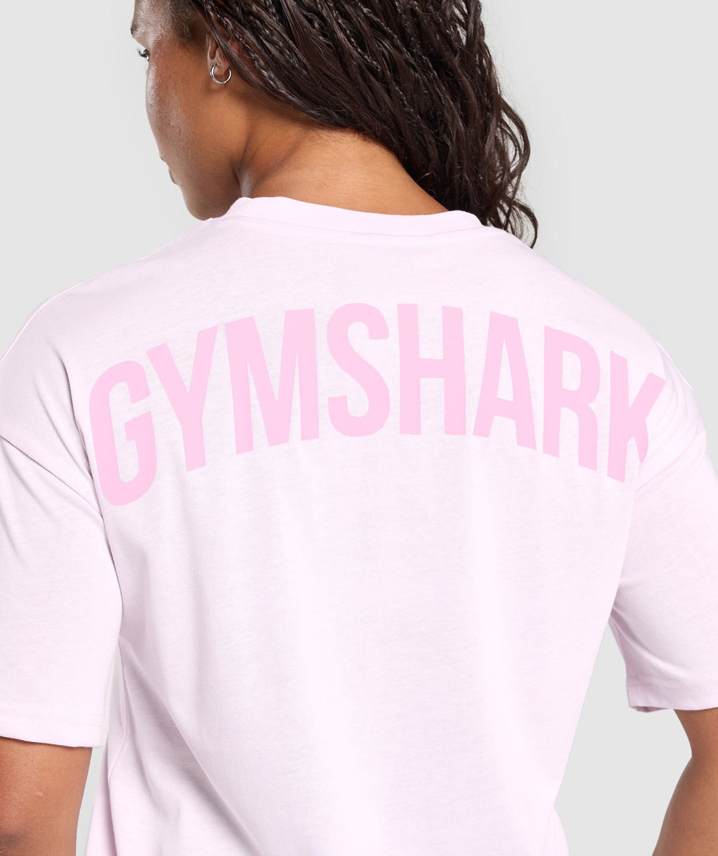 Gymshark GS Power Oversized T-Shirt - Ice Pink