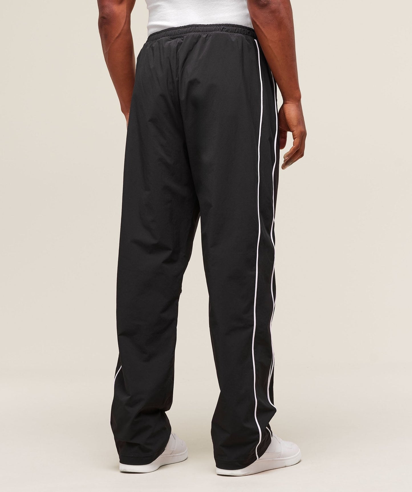 Gymshark Retro Crinkle Track Pants - Black