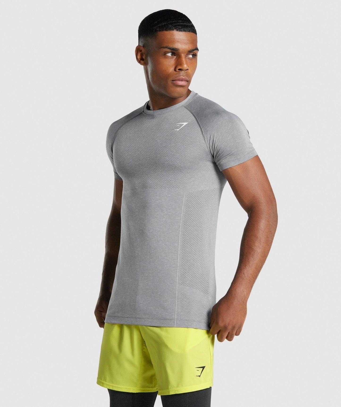 Gymshark Vital Light T-Shirt - Charcoal Marl